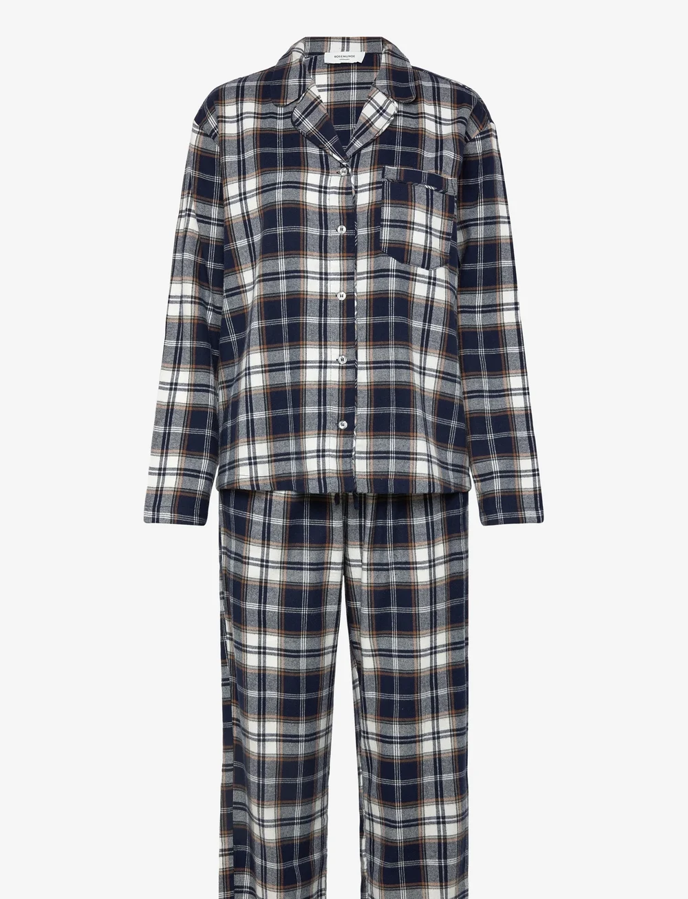 Rosemunde - RHIben LS Pyjamas Set - pyjamas - dark blue check - 0