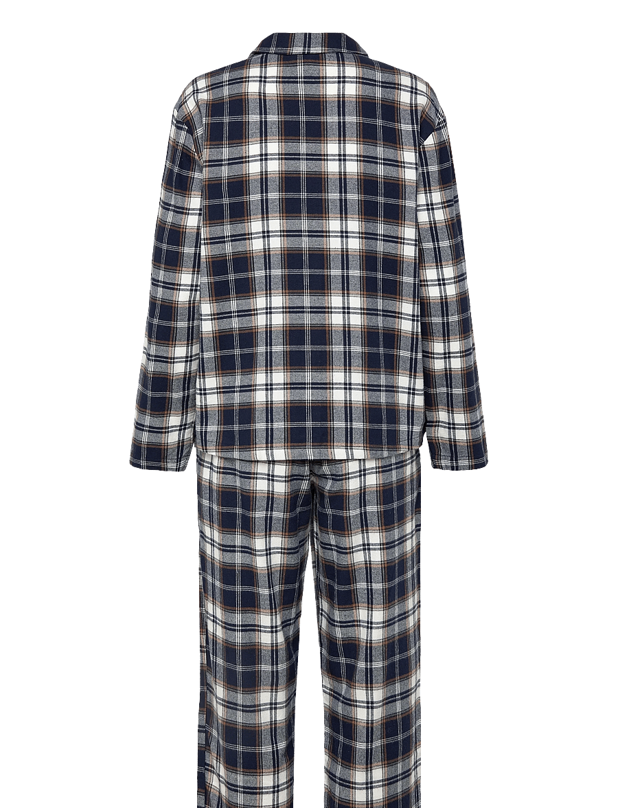 Rosemunde - RHIben LS Pyjamas Set - pyjamas - dark blue check - 1
