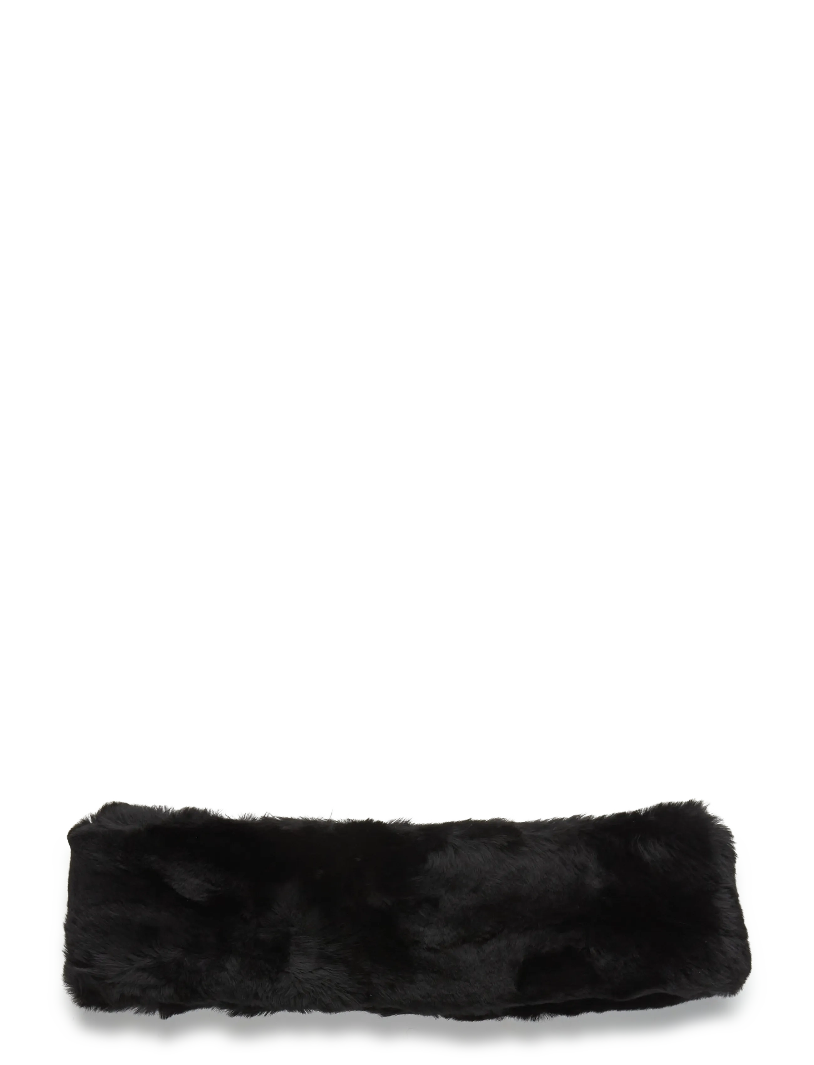 Rosemunde - RHSydney Shearling Head Band - headbands - black - 1
