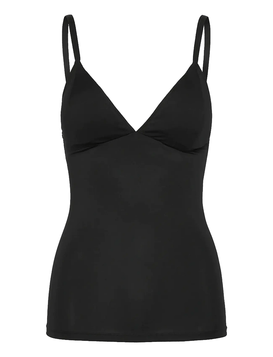 Rosemunde - RWBillie SL Cup Strap Top - overdele - black - 0