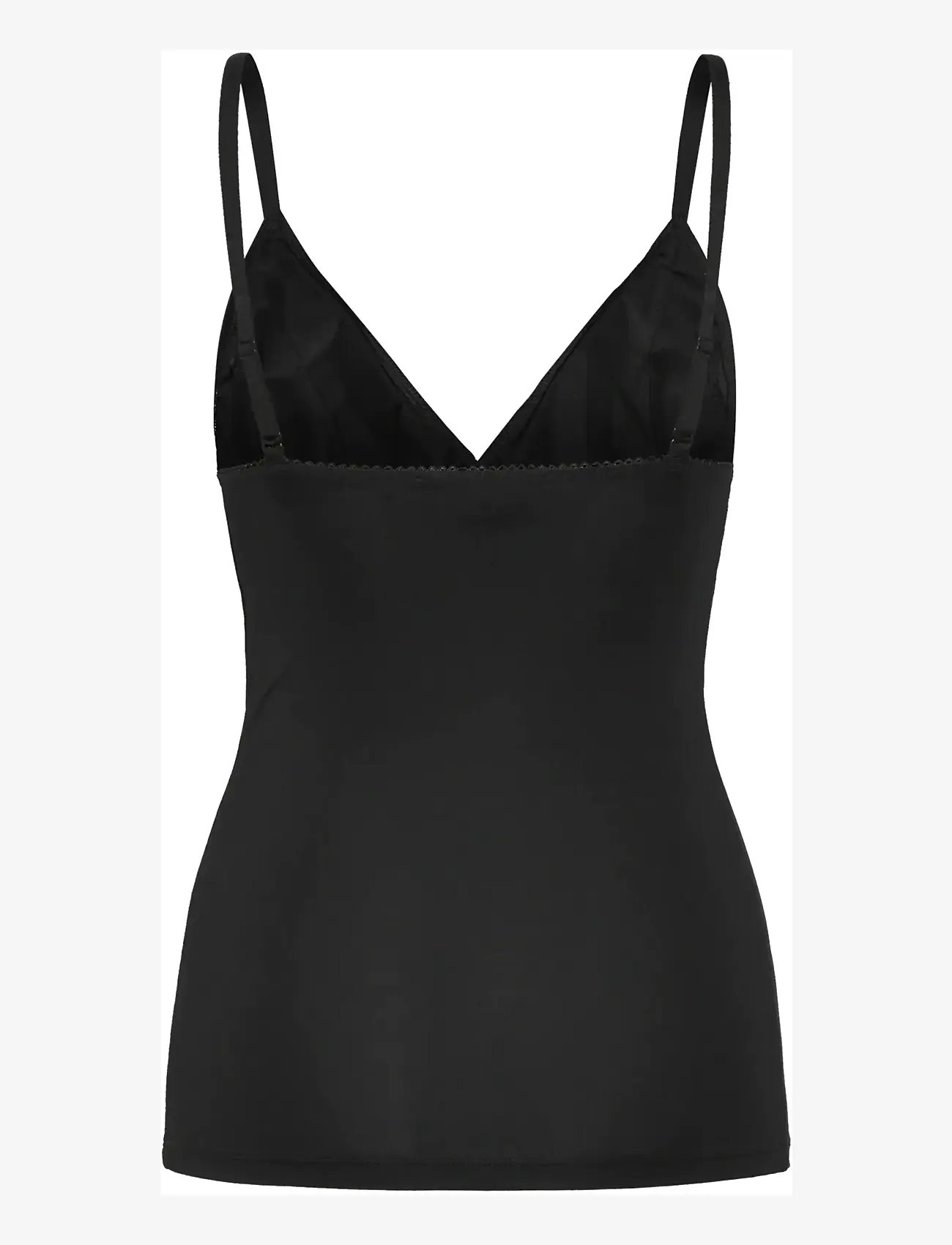 Rosemunde - RWBillie SL Cup Strap Top - alussärgid - black - 1