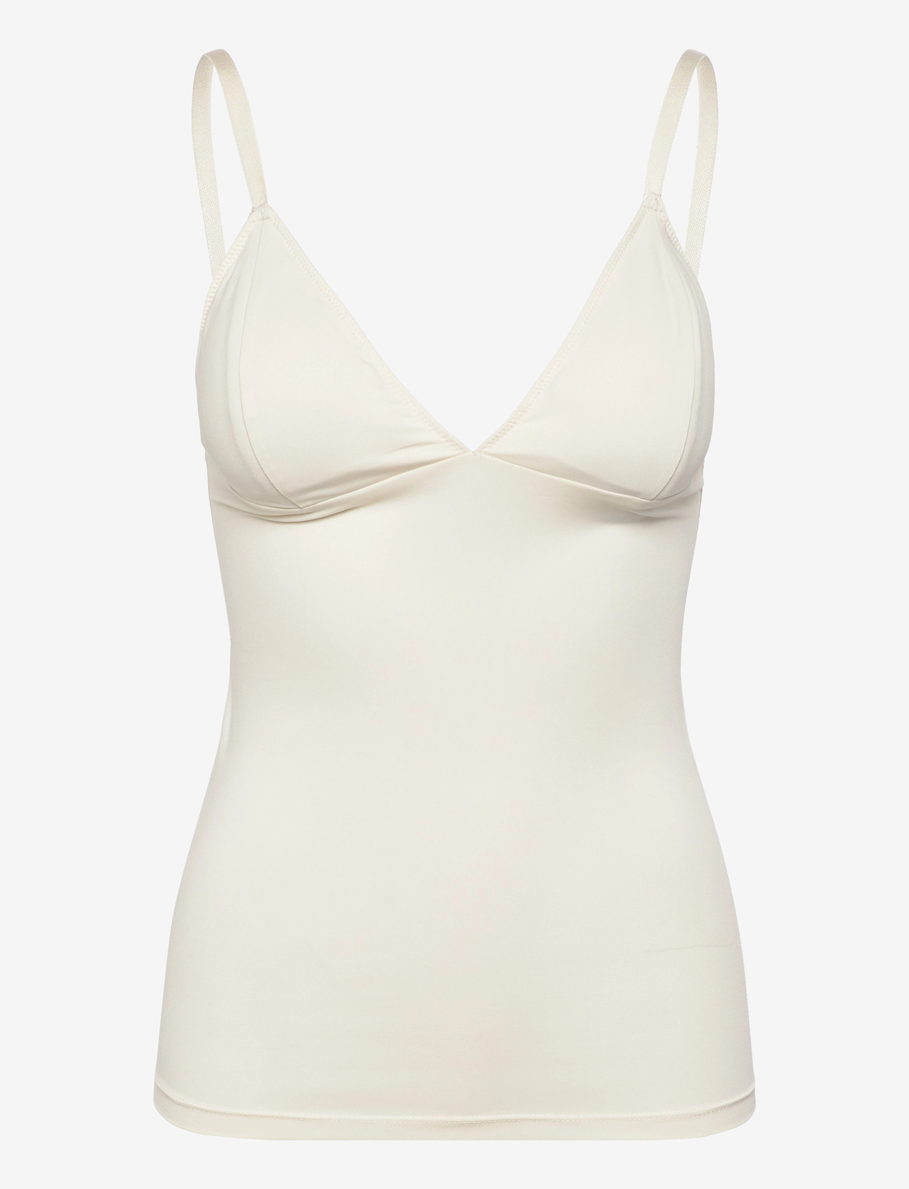 Rosemunde - RWBillie SL Cup Strap Top - overdele - ivory - 1