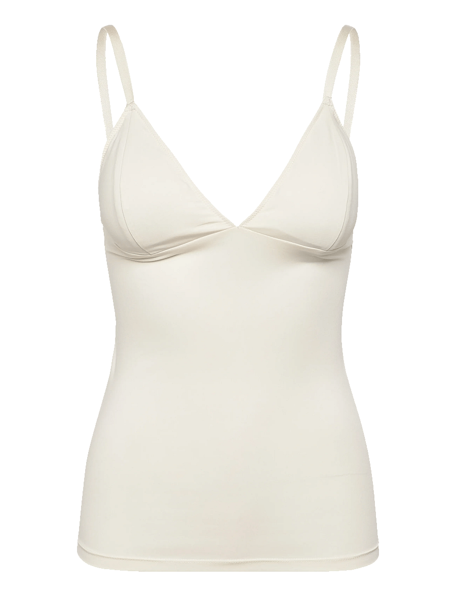 Rosemunde - RWBillie SL Cup Strap Top - tops - ivory - 1