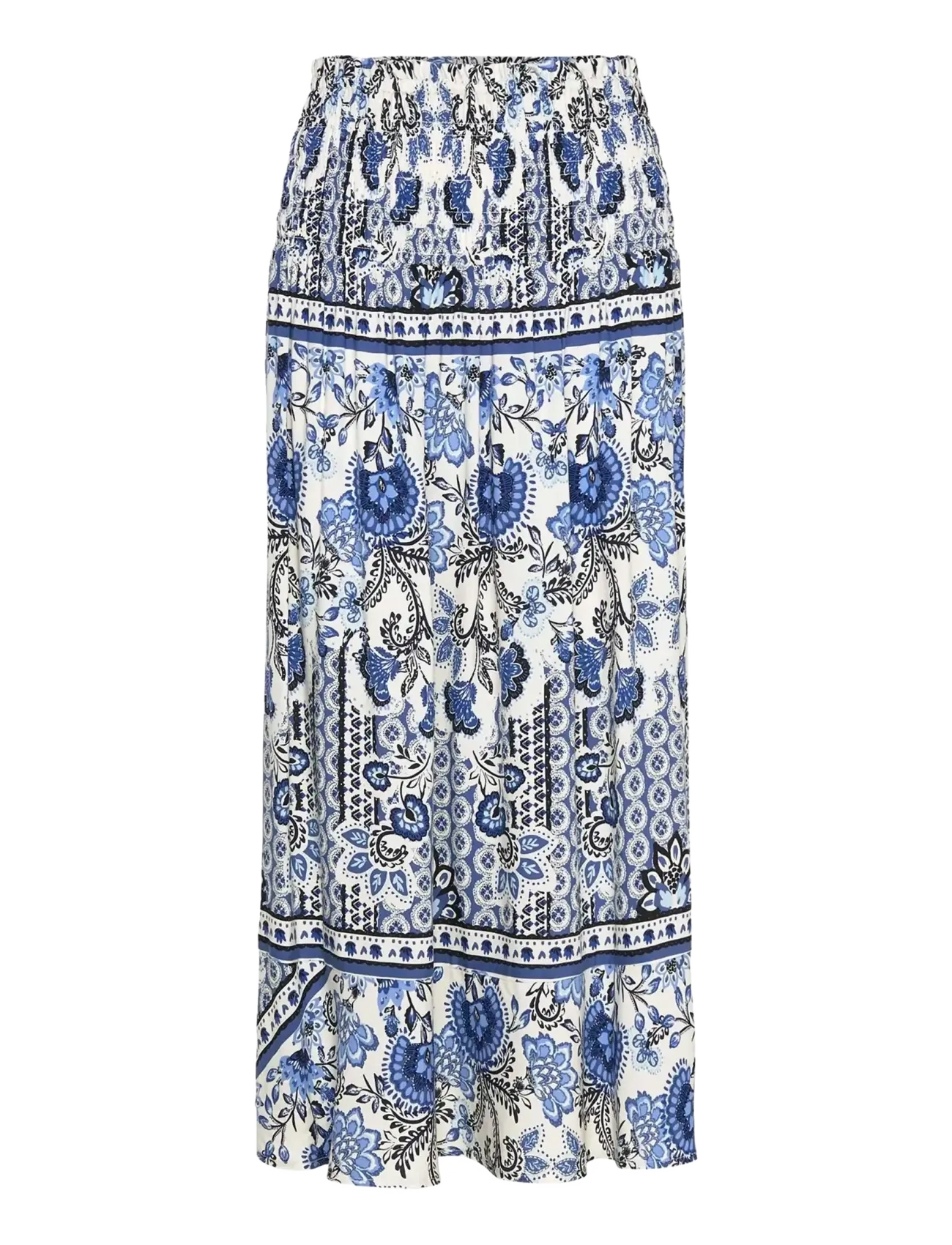 Rosemunde RWElif Ankle Smock Skirt - Maxi nederdele - BLUE BOHO PRINT / blue