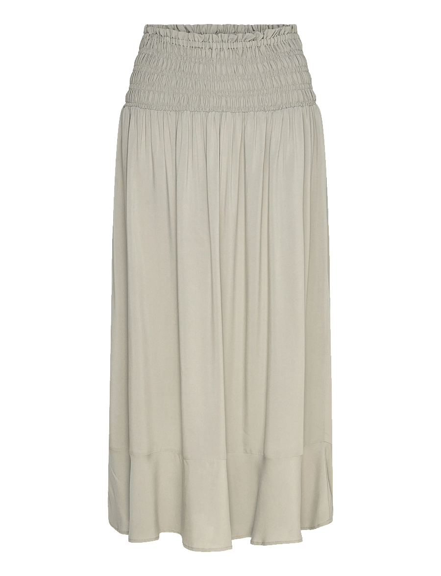 Rosemunde - RWElif Ankle Smock Skirt - maxi röcke - dried sage - 1