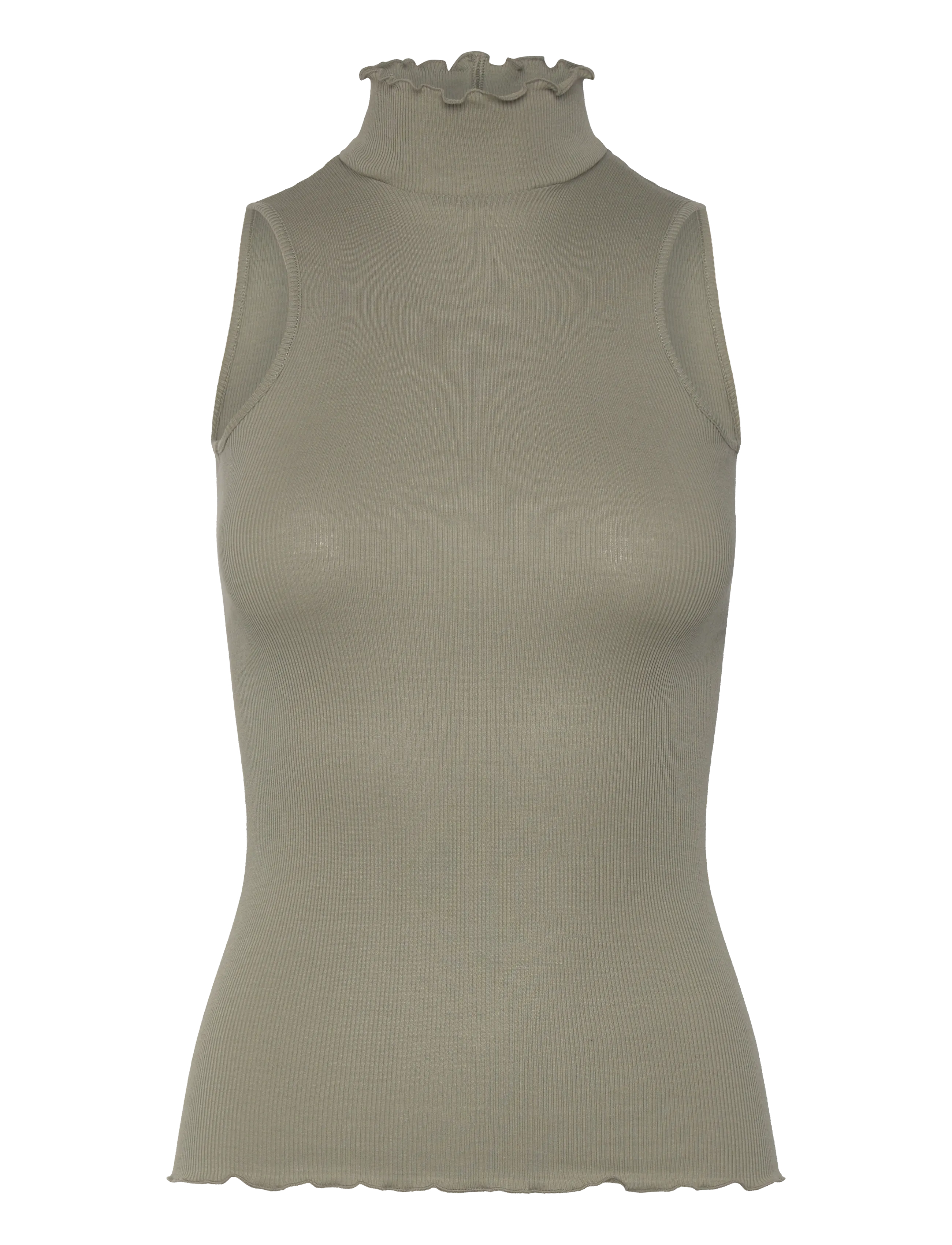 Rosemunde RWBernadine Organic SL Top - Tøj - DRIED SAGE / khaki/green