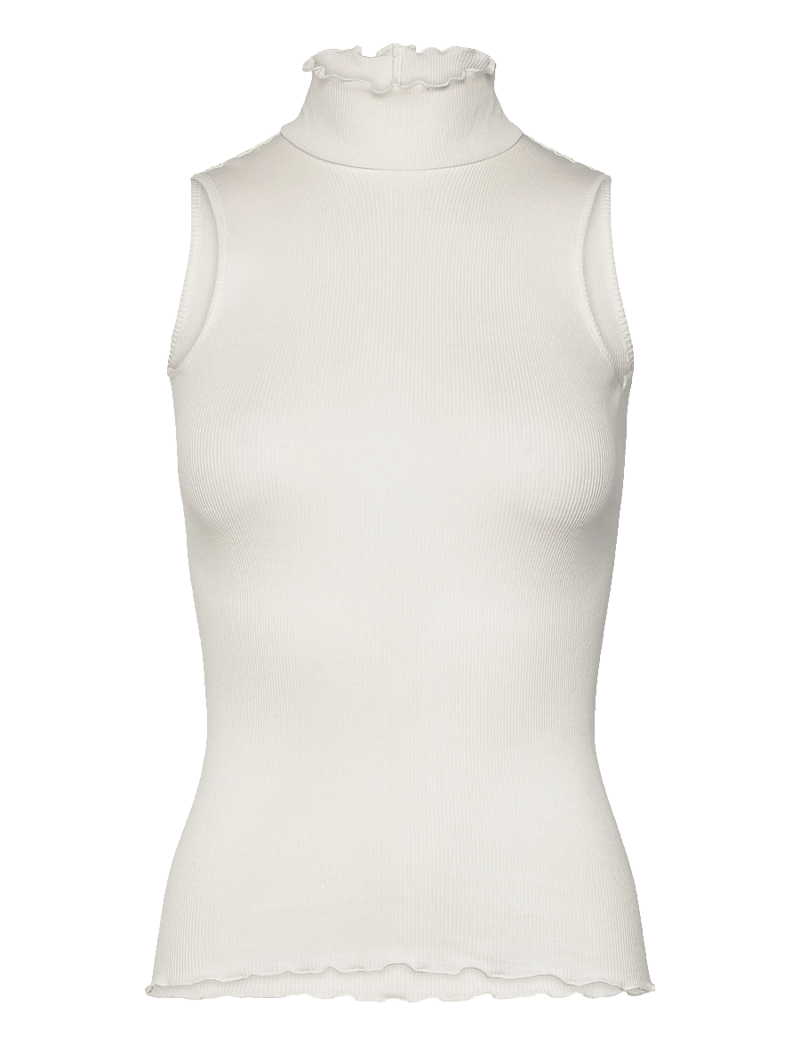 Rosemunde - RWBernadine Organic SL Top - Ärmellose tops - new white - 1