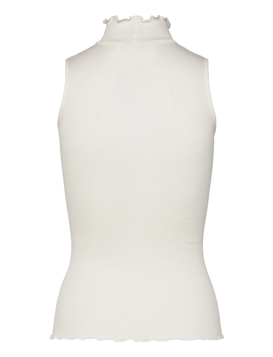 Rosemunde - RWBernadine Organic SL Top - Ärmellose tops - new white - 2