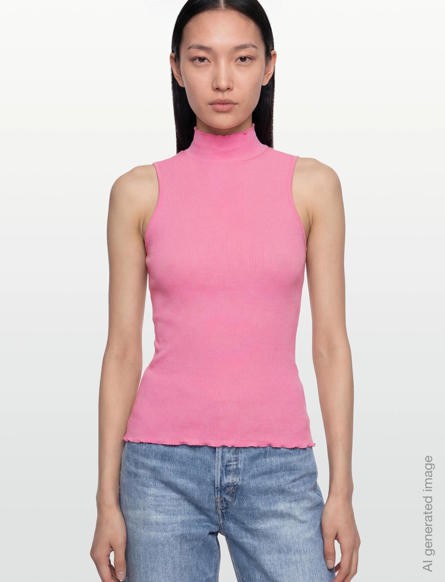 Rosemunde - RWBernadine Organic SL Top - Ärmellose tops - sea pink - 3