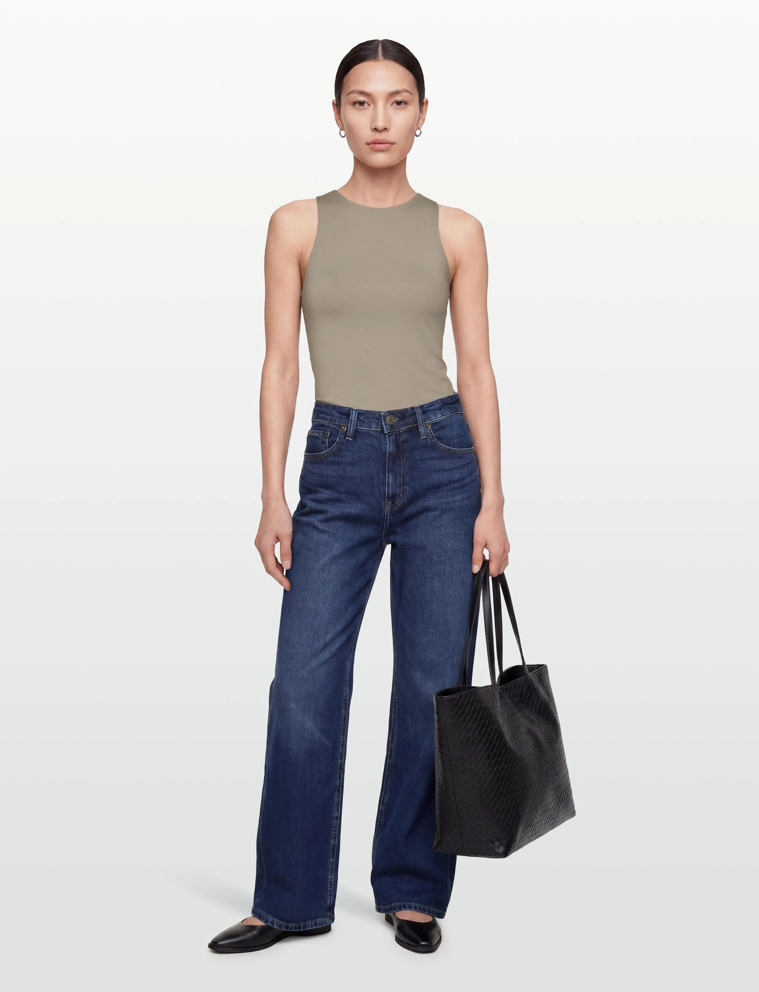 Rosemunde RWBillie SL Boxer Tank Top - Stuttermabolir og toppar - DRIED SAGE / khaki/green