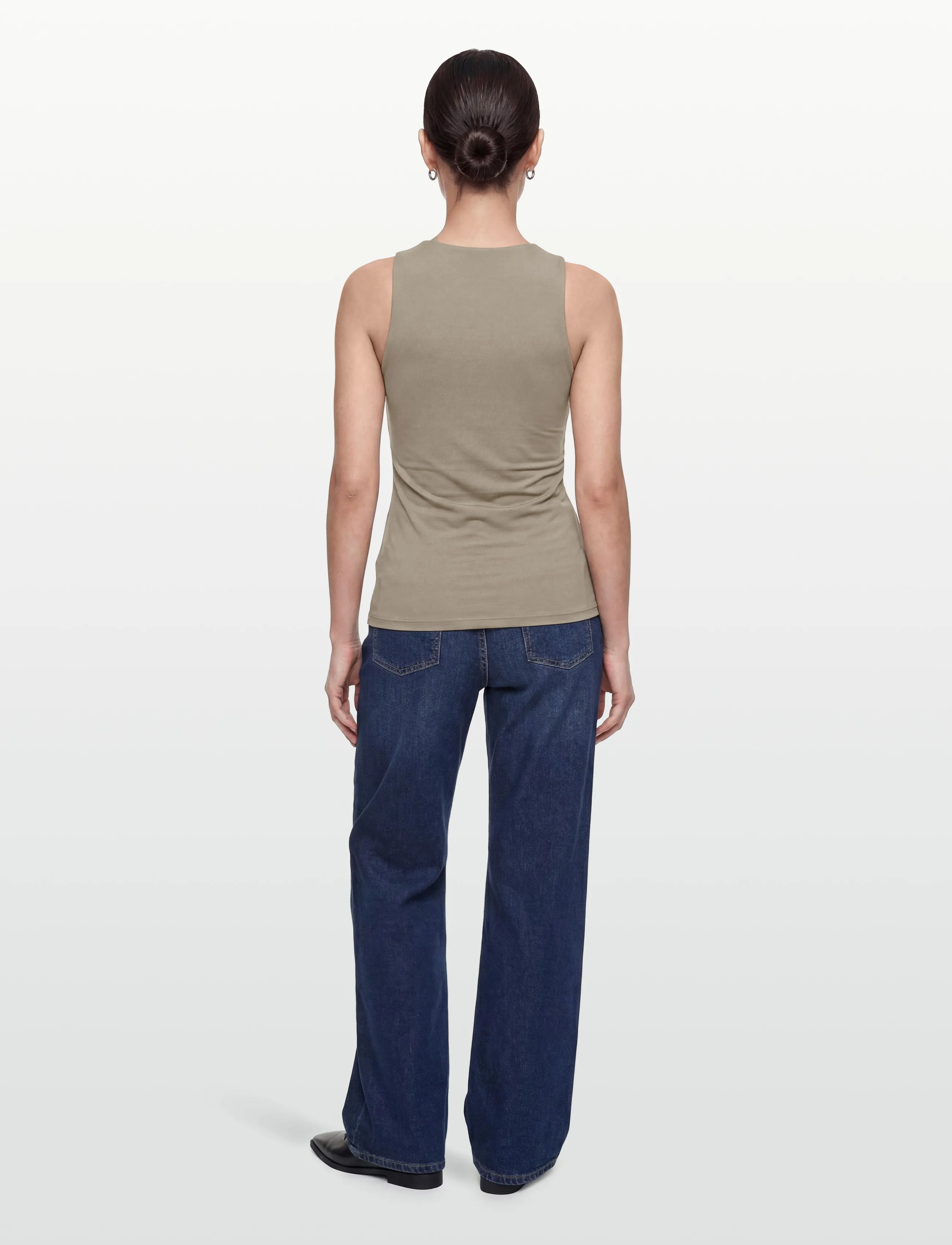Rosemunde - RWBillie SL Boxer Tank Top - tanktops - dried sage - 4