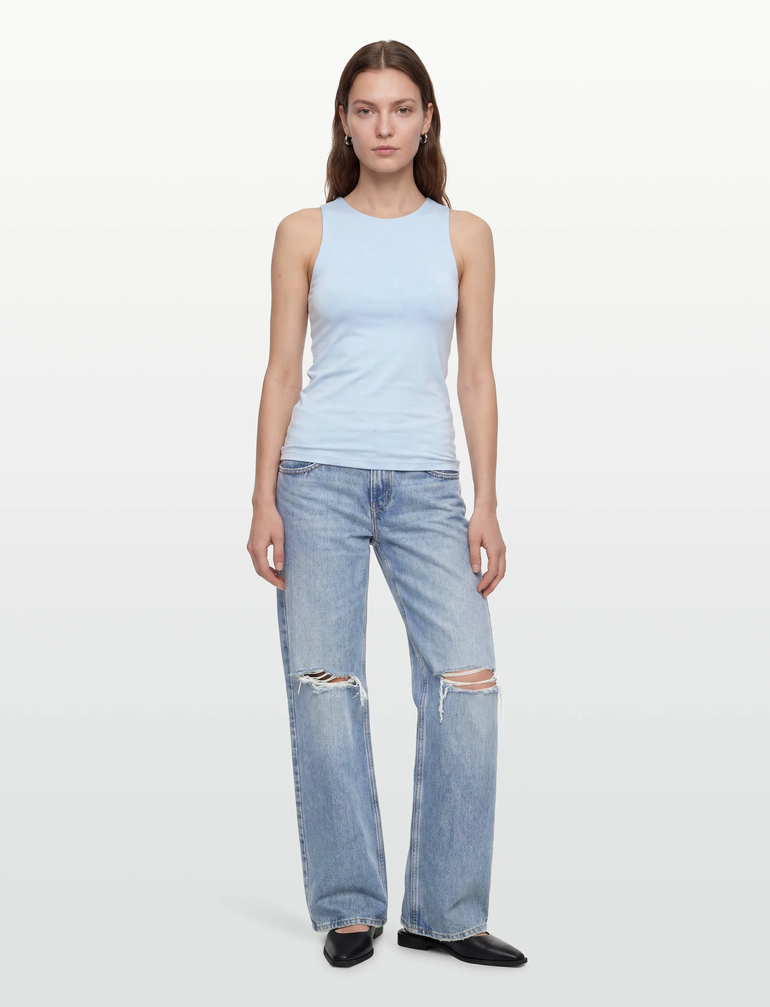 Rosemunde RWBillie SL Boxer Tank Top - T-Shirts & Tops - NANTUCKET BLUE / blue