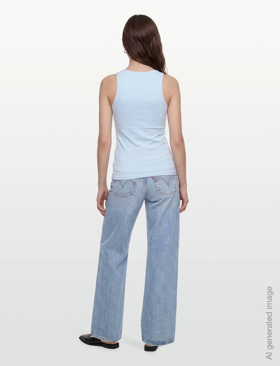 Rosemunde - RWBillie SL Boxer Tank Top - sleeveless tops - nantucket blue - 4