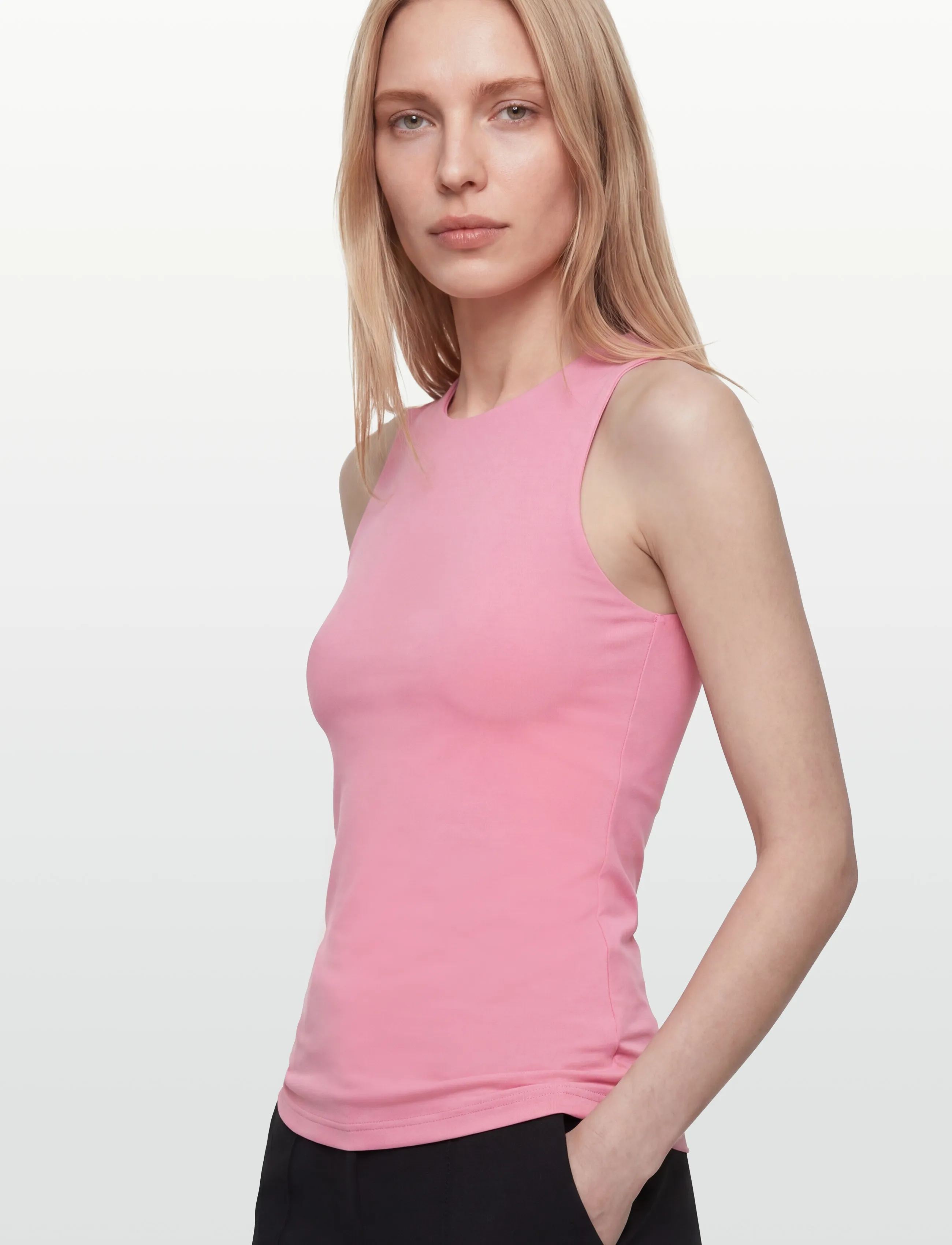 Rosemunde - RWBillie SL Boxer Tank Top - tanktops - sea pink - 3