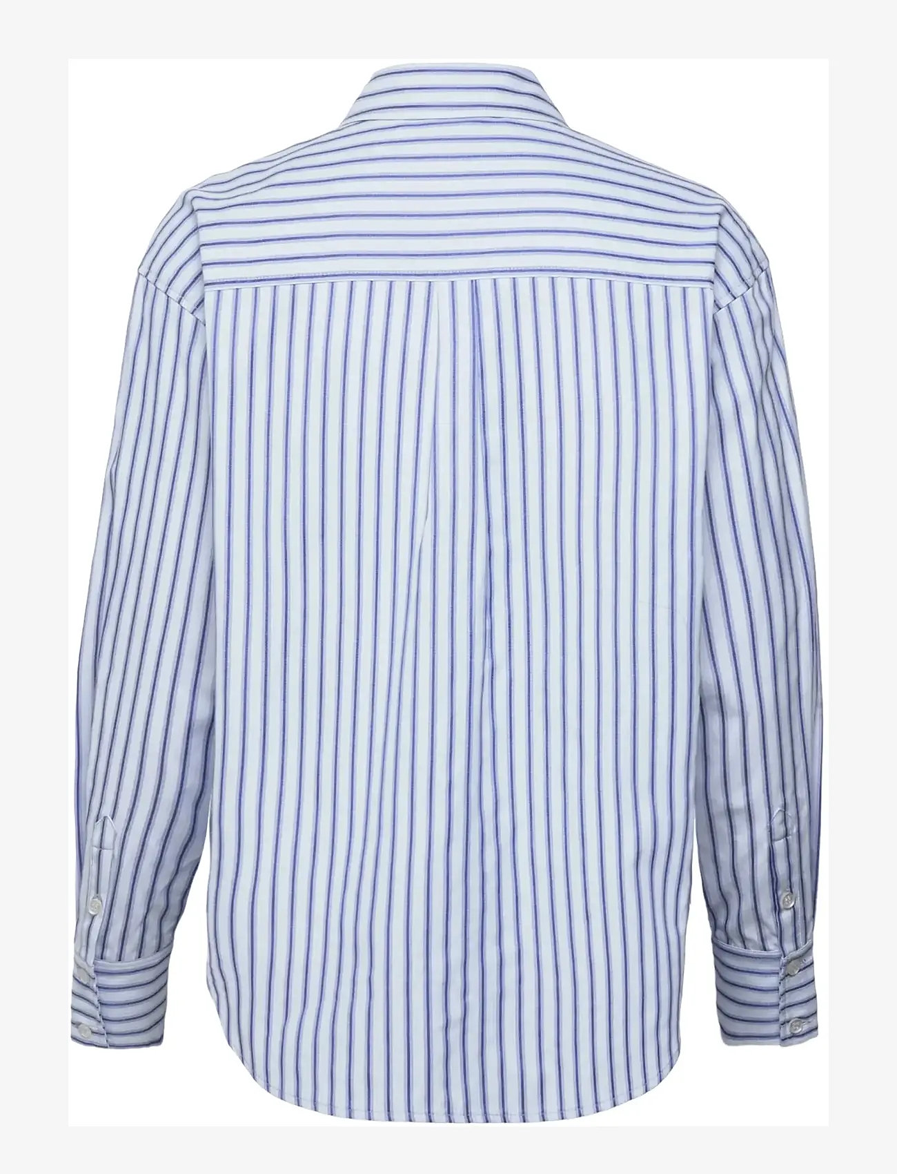 Rosemunde - RWUlla LS Oversize Shirt - langærmede skjorter - baby blue stripe - 2