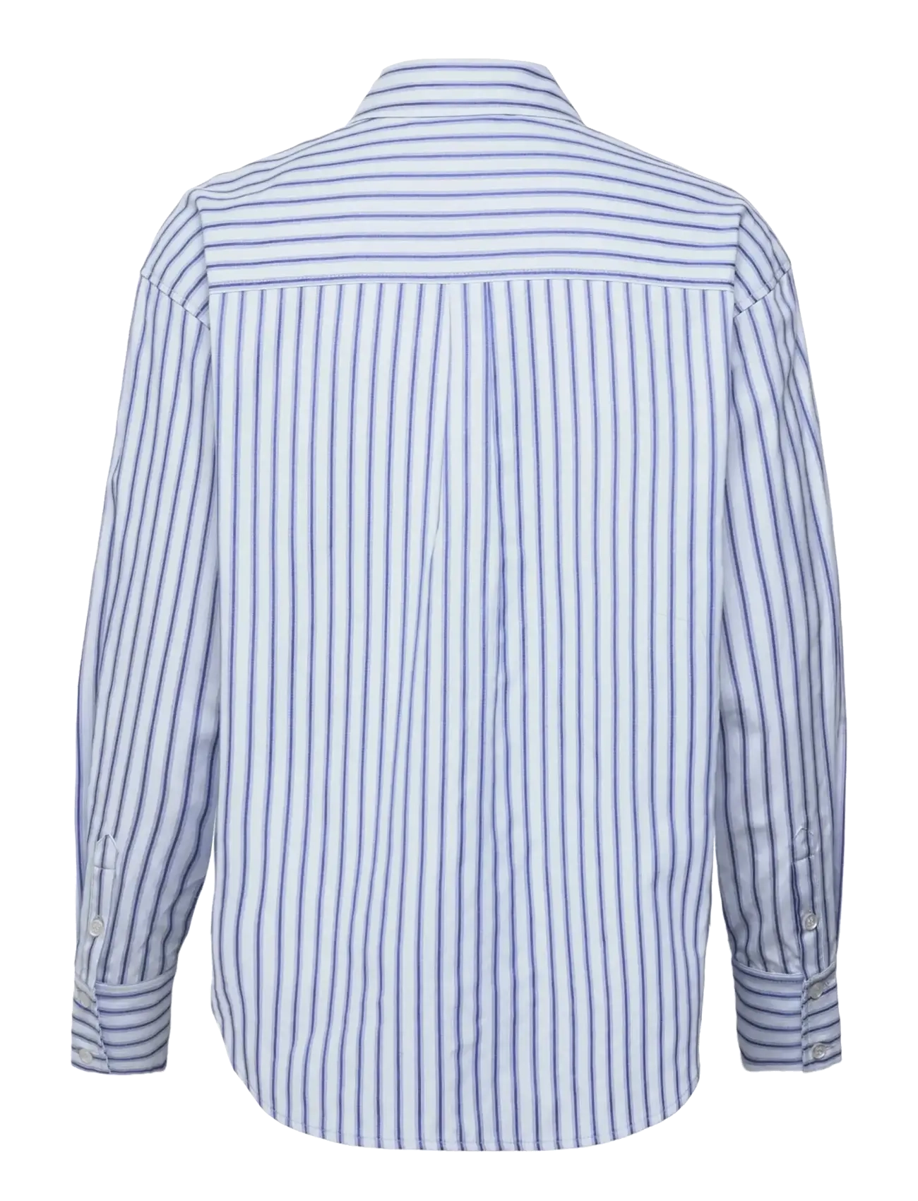 Rosemunde - RWUlla LS Oversize Shirt - långärmade skjortor - baby blue stripe - 2