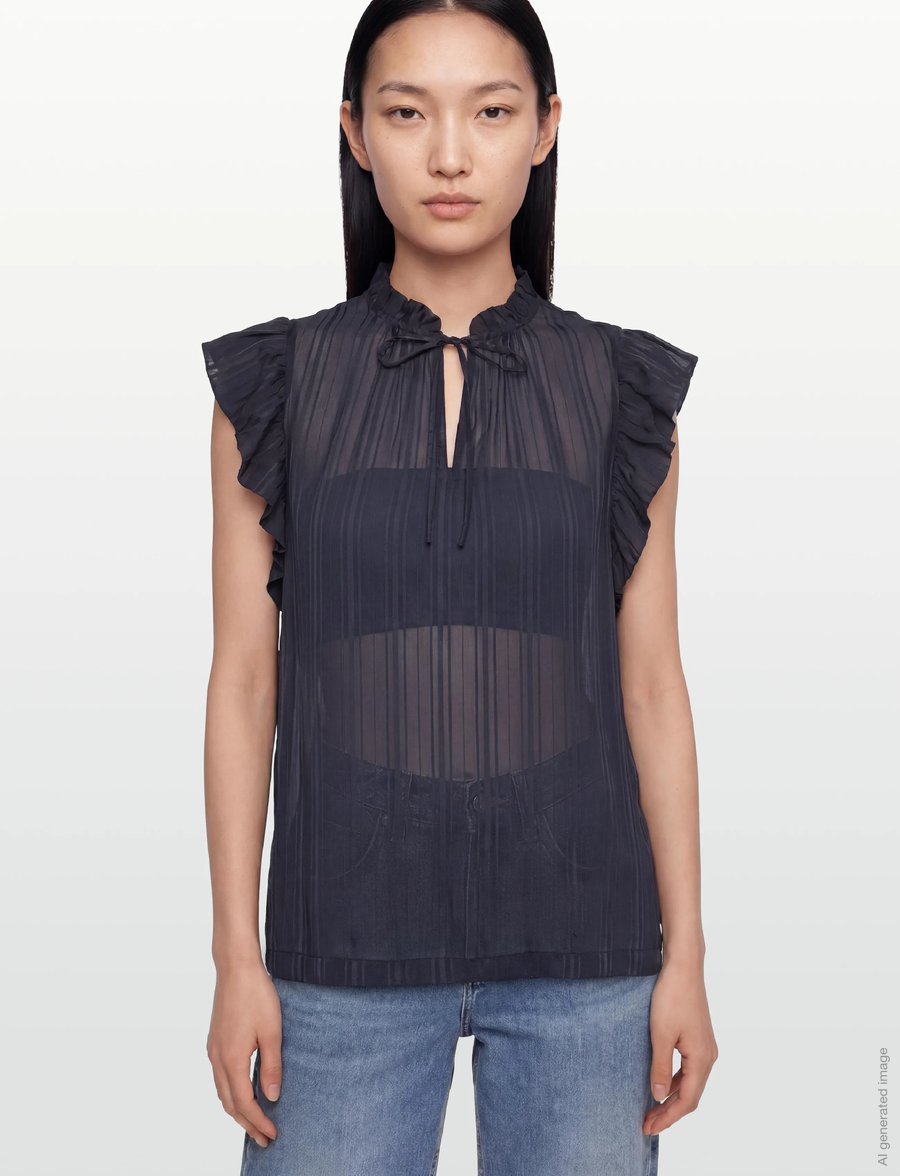 Rosemunde - RWGloria SL Top - lyhythihaiset puserot - navy - 3