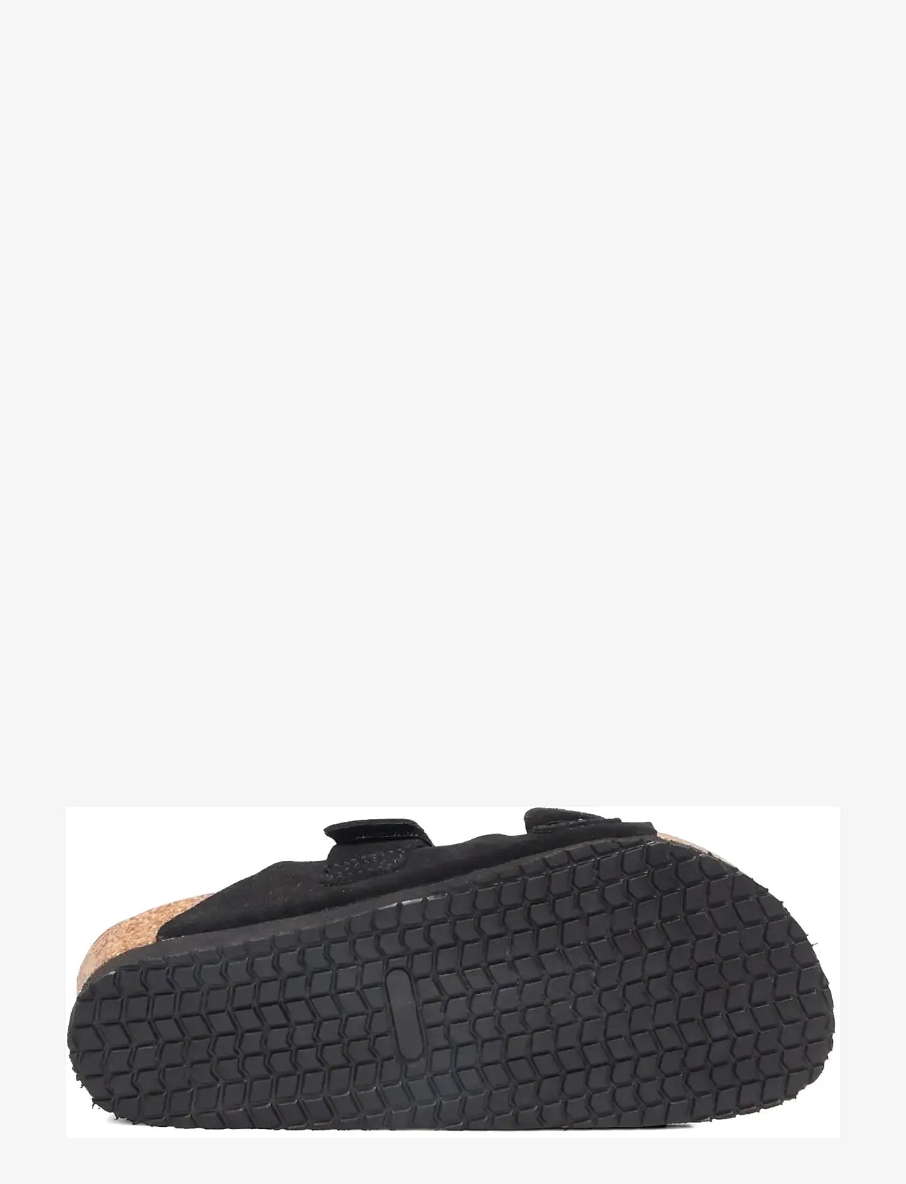 Rosemunde - RHColina Leather Suede Strap Sandal - flade sandaler - black - 4