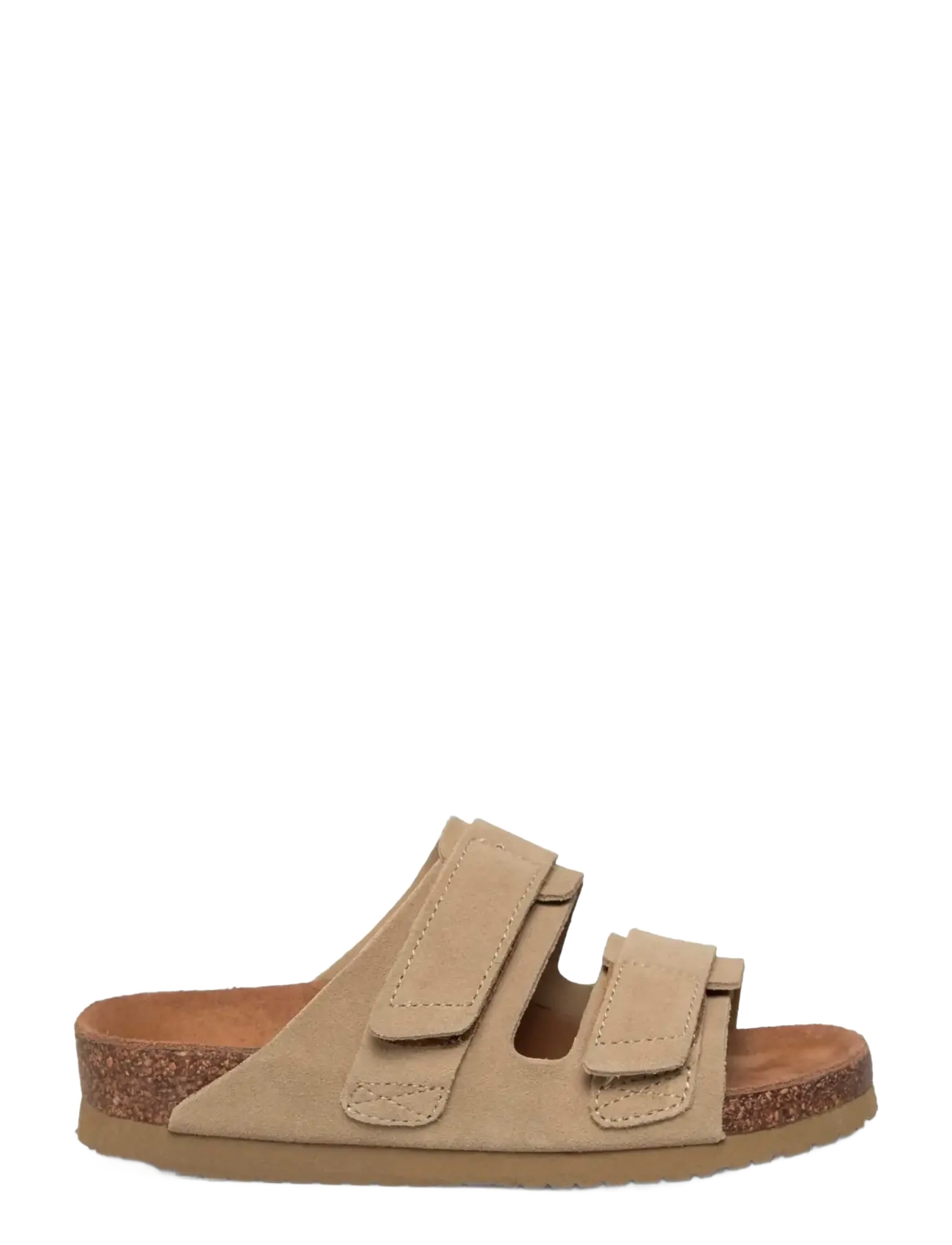 Rosemunde - RHColina Leather Suede Strap Sandal - flade sandaler - taupe - 1