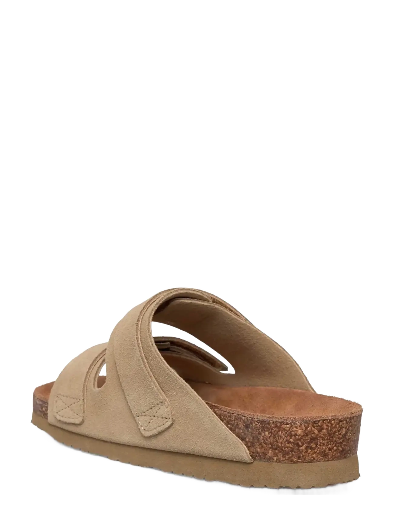 Rosemunde - RHColina Leather Suede Strap Sandal - flade sandaler - taupe - 2