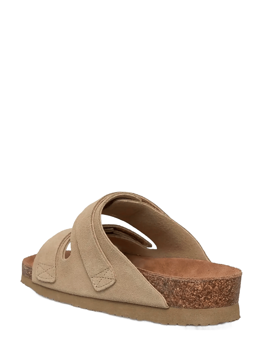 Rosemunde - RHColina Leather Suede Strap Sandal - madalad sandaalid - taupe - 2