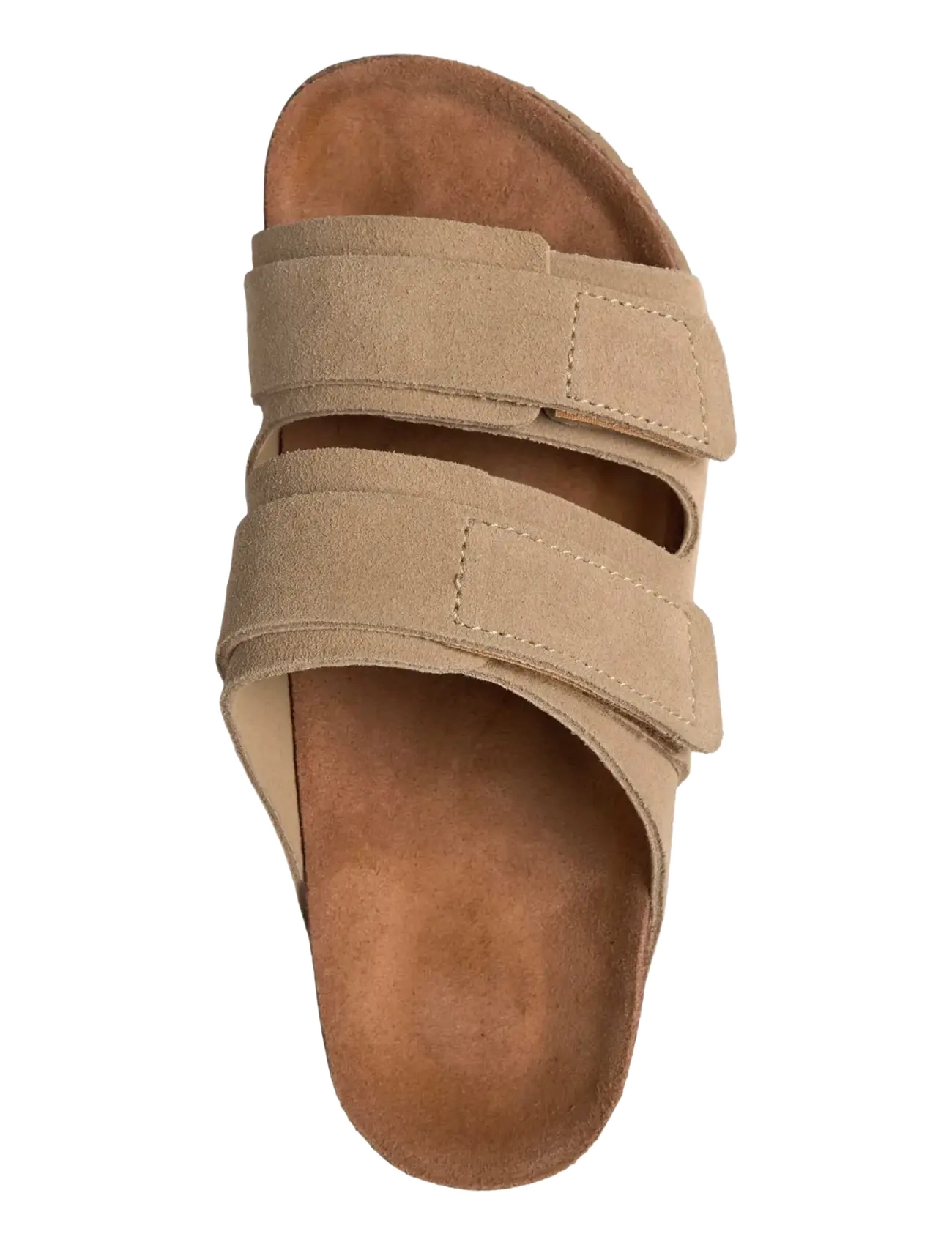 Rosemunde - RHColina Leather Suede Strap Sandal - flade sandaler - taupe - 3