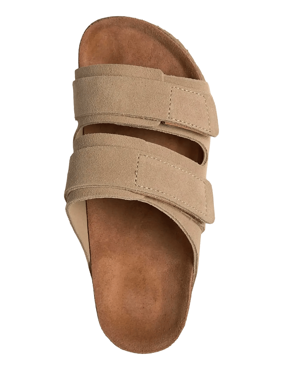 Rosemunde - RHColina Leather Suede Strap Sandal - madalad sandaalid - taupe - 3