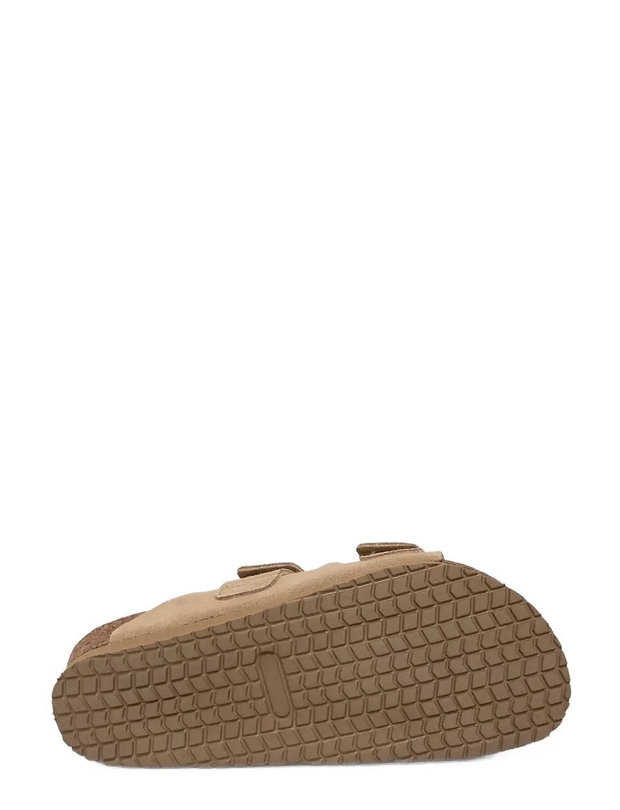 Rosemunde - RHColina Leather Suede Strap Sandal - madalad sandaalid - taupe - 4