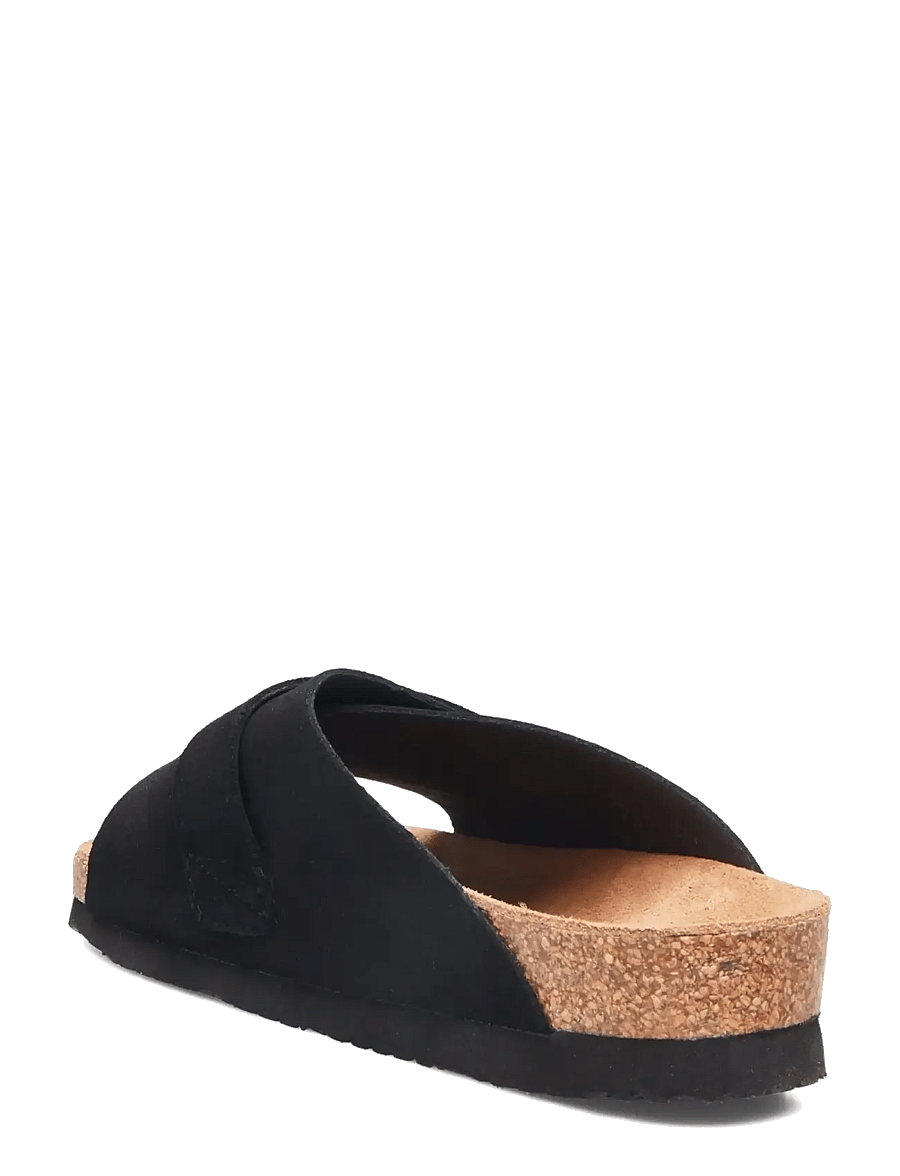 Rosemunde - RHWColina Leather Suede Sandal - flade sandaler - black - 2