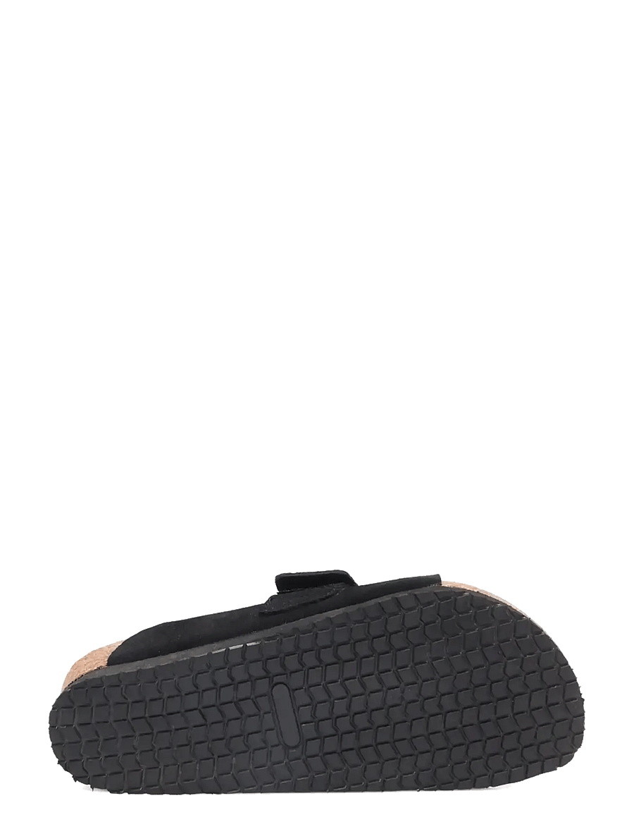 Rosemunde - RHWColina Leather Suede Sandal - flade sandaler - black - 4