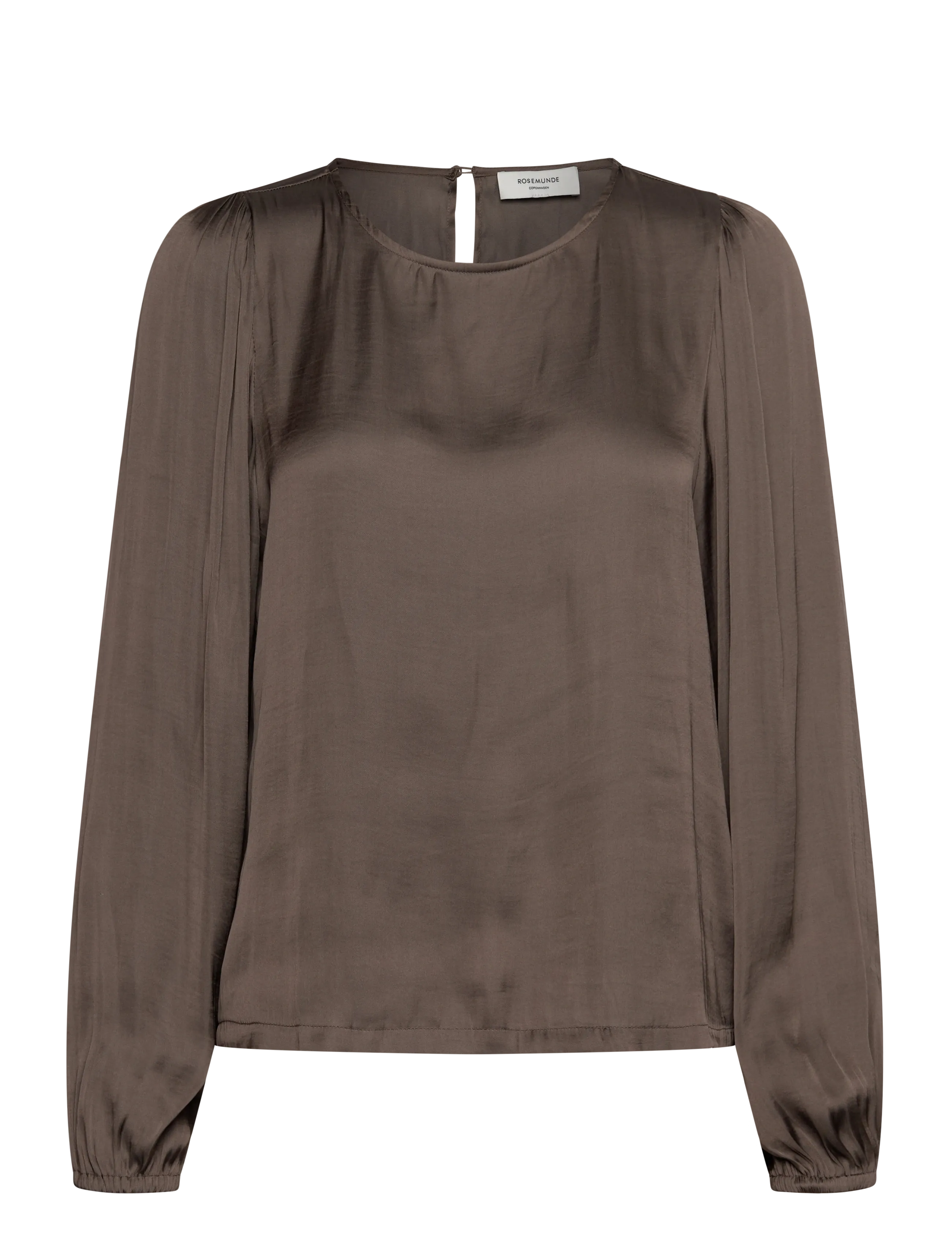 Rosemunde RWMessina LS Regular Blouse - Bluser - FALCON / brown