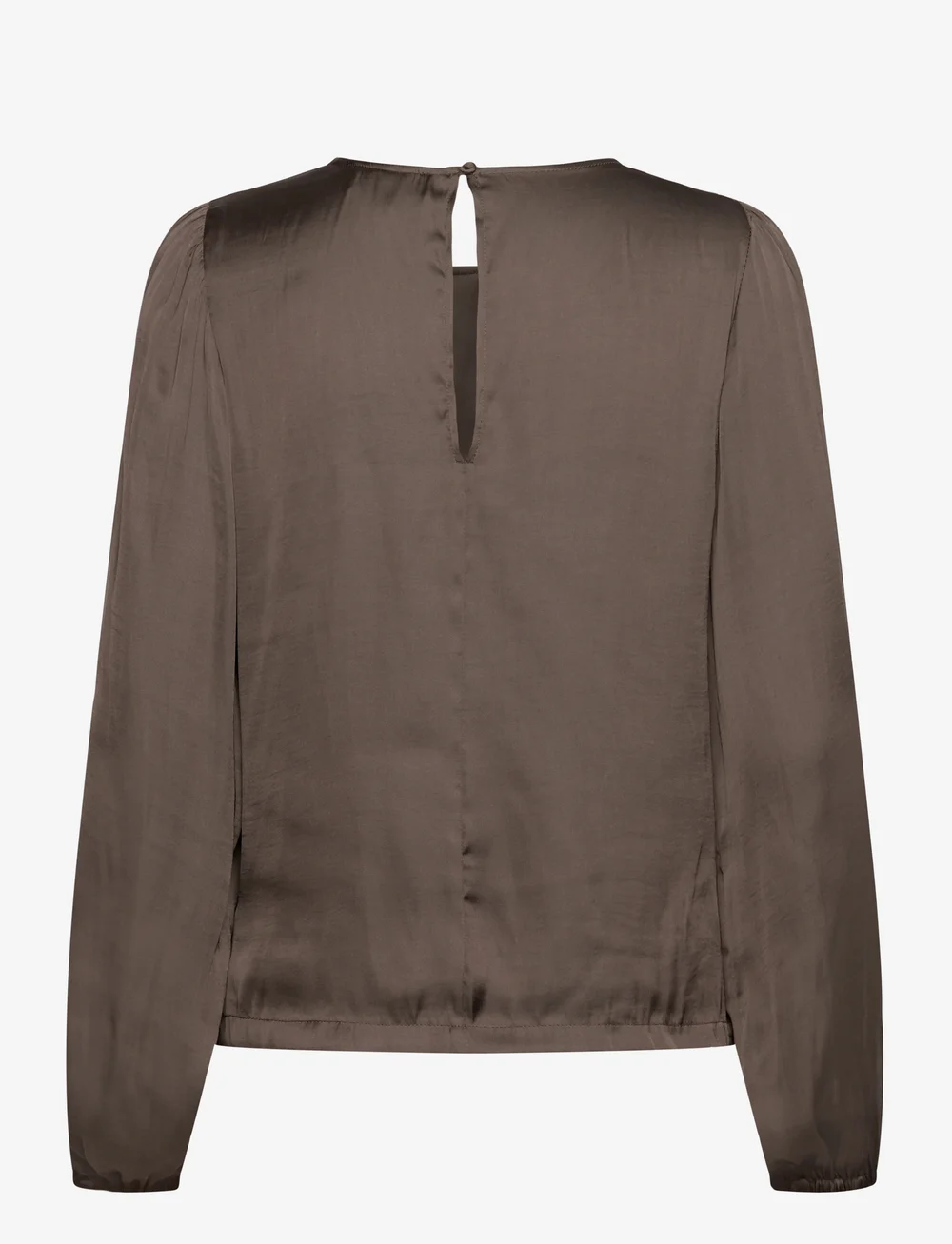 Rosemunde - RWMessina LS Regular Blouse - långärmade blusar - falcon - 1