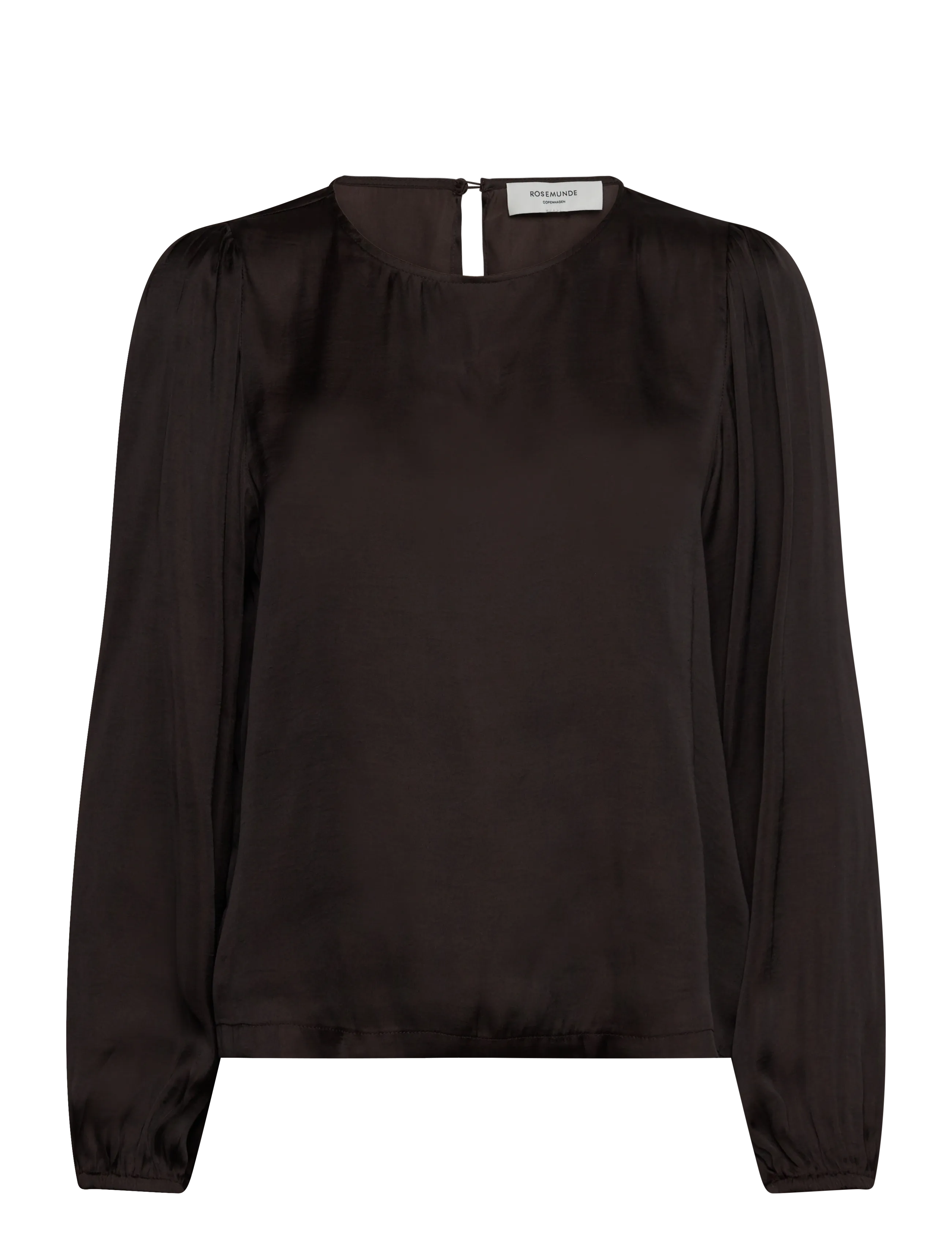Rosemunde RWMessina LS Regular Blouse - Transitional Layering - GANACHE / brown
