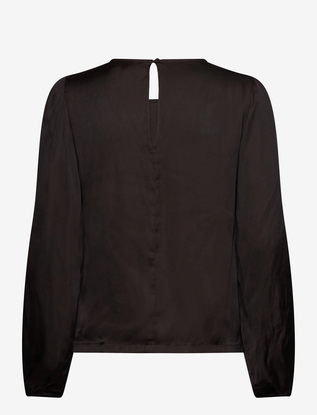 Rosemunde - RWMessina LS Regular Blouse - långärmade blusar - ganache - 1