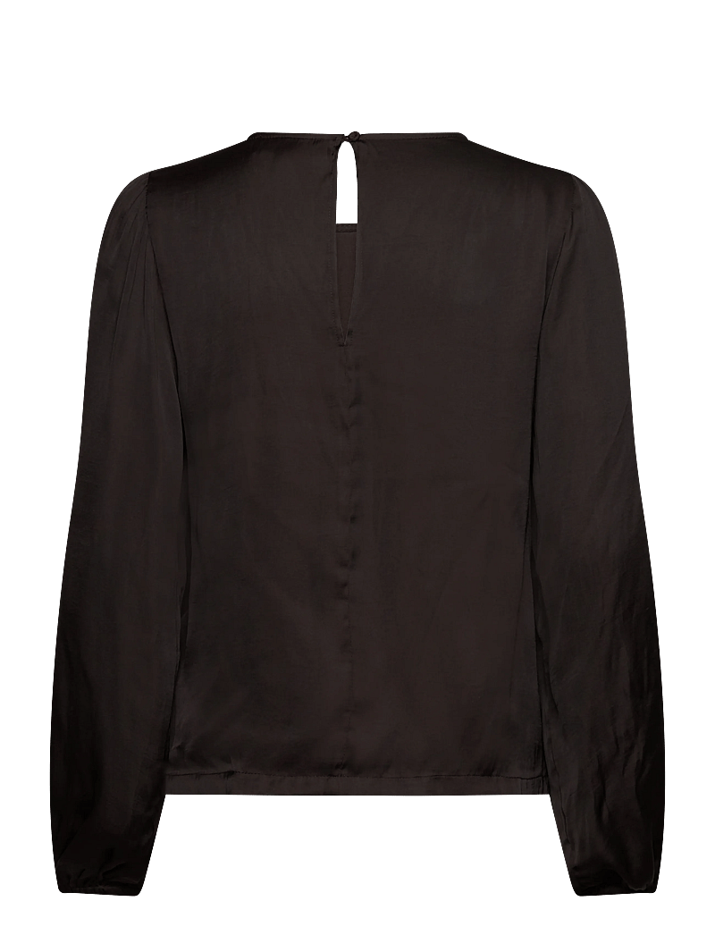 Rosemunde - RWMessina LS Regular Blouse - langärmlige blusen - ganache - 1