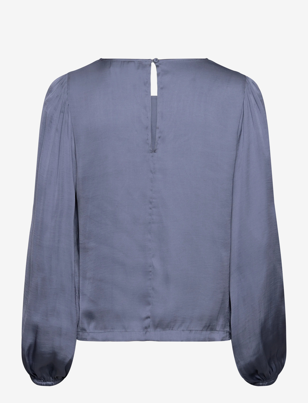 Rosemunde - RWMessina LS Regular Blouse - langærmede bluser - infinity - 1