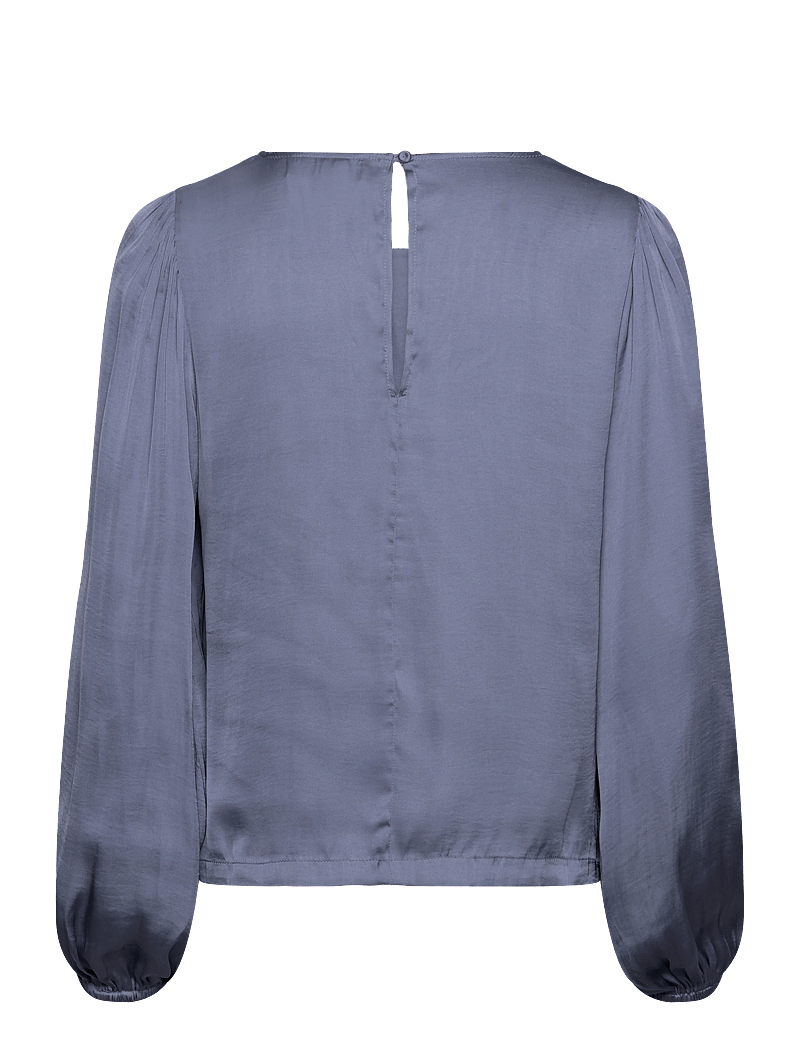 Rosemunde - RWMessina LS Regular Blouse - langærmede bluser - infinity - 1