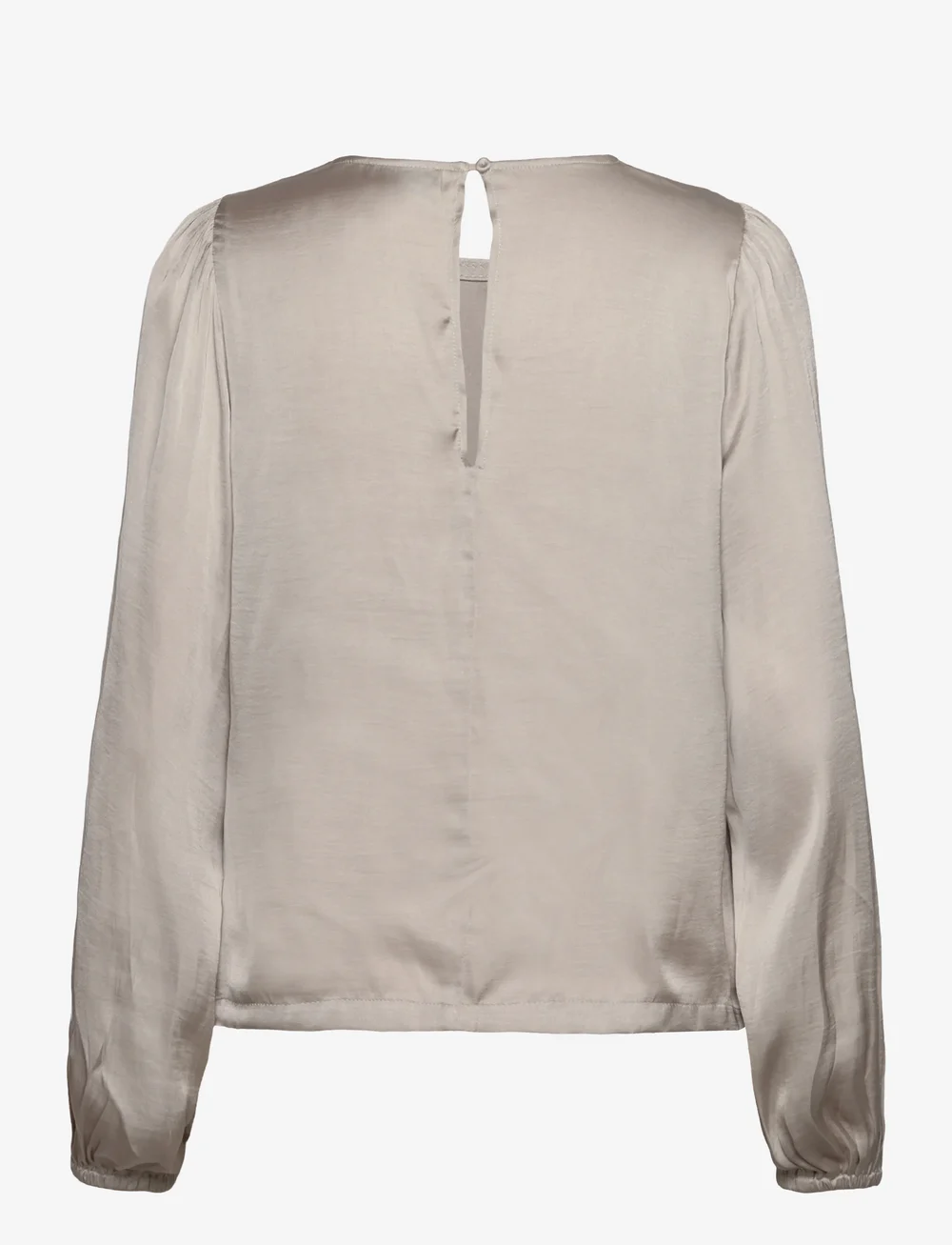 Rosemunde - RWMessina LS Regular Blouse - pikkade varrukatega pluusid - silver lining - 1