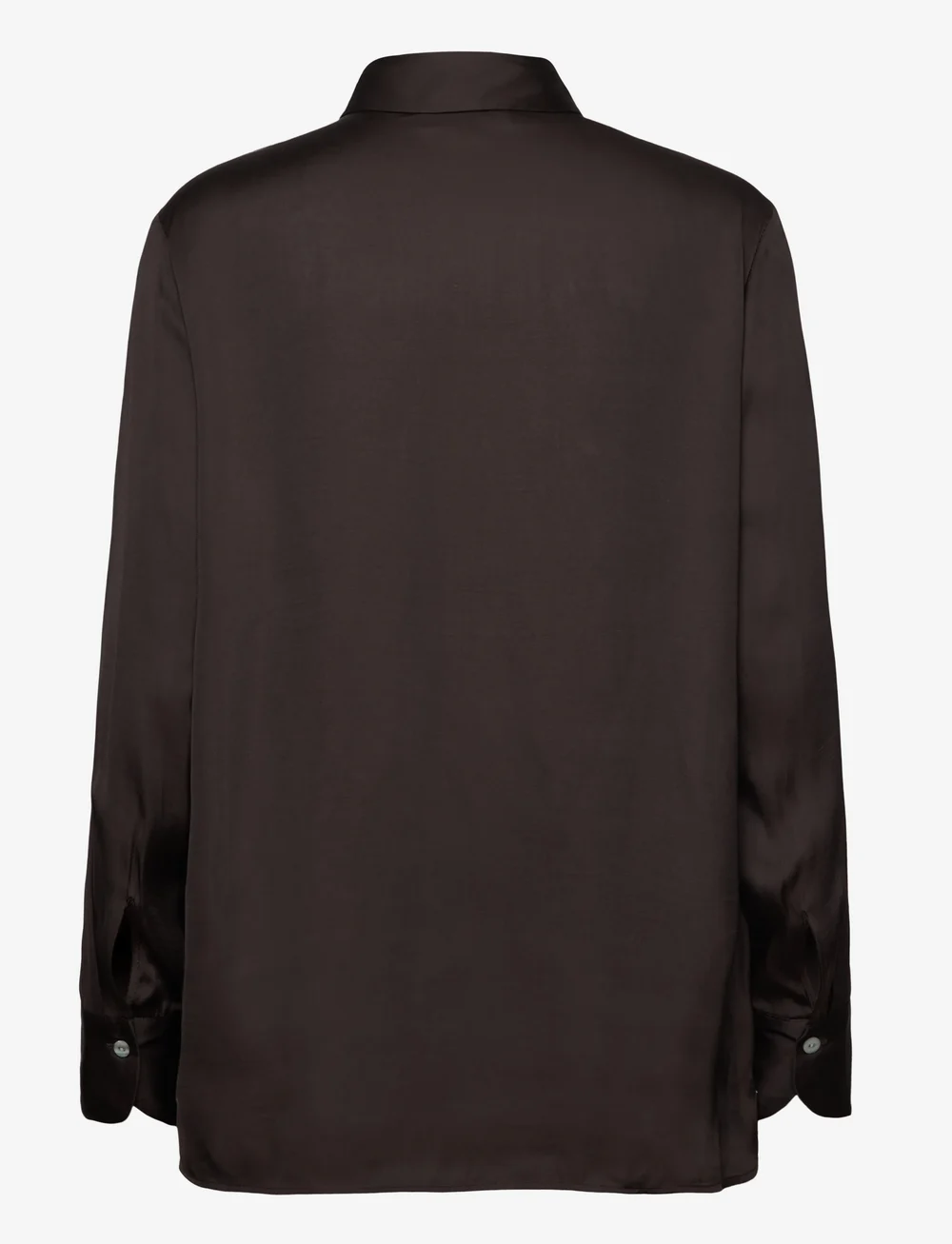 Rosemunde - RWMessina LS Bow Shirt - langærmede skjorter - ganache - 1