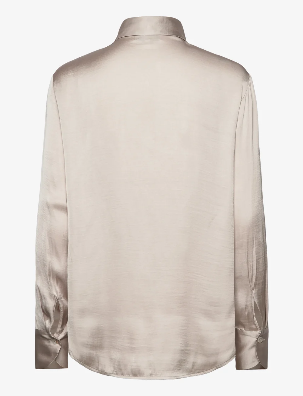 Rosemunde - RWMessina LS Bow Shirt - langärmlige hemden - silver lining - 1