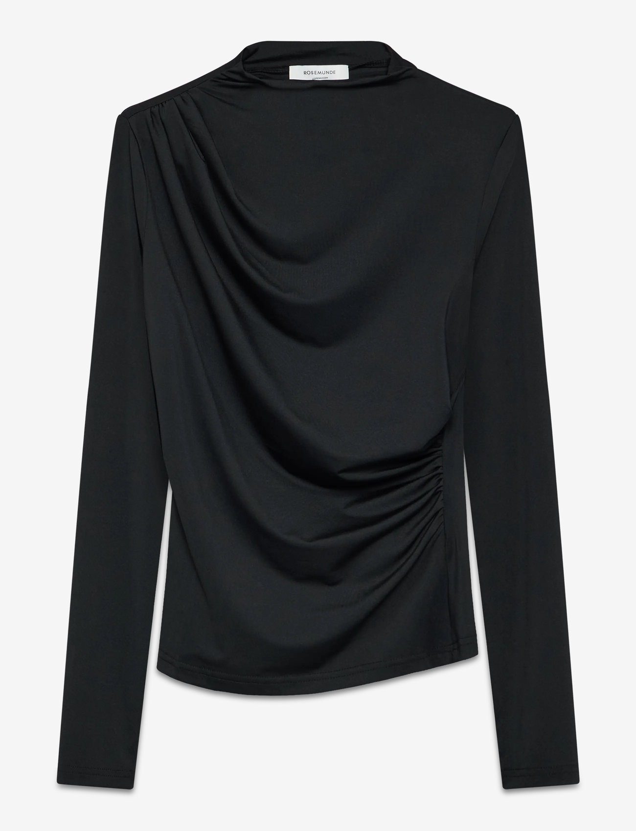 Rosemunde - RWBillie LS Turtle Neck T-shirt - langærmede toppe - black - 1