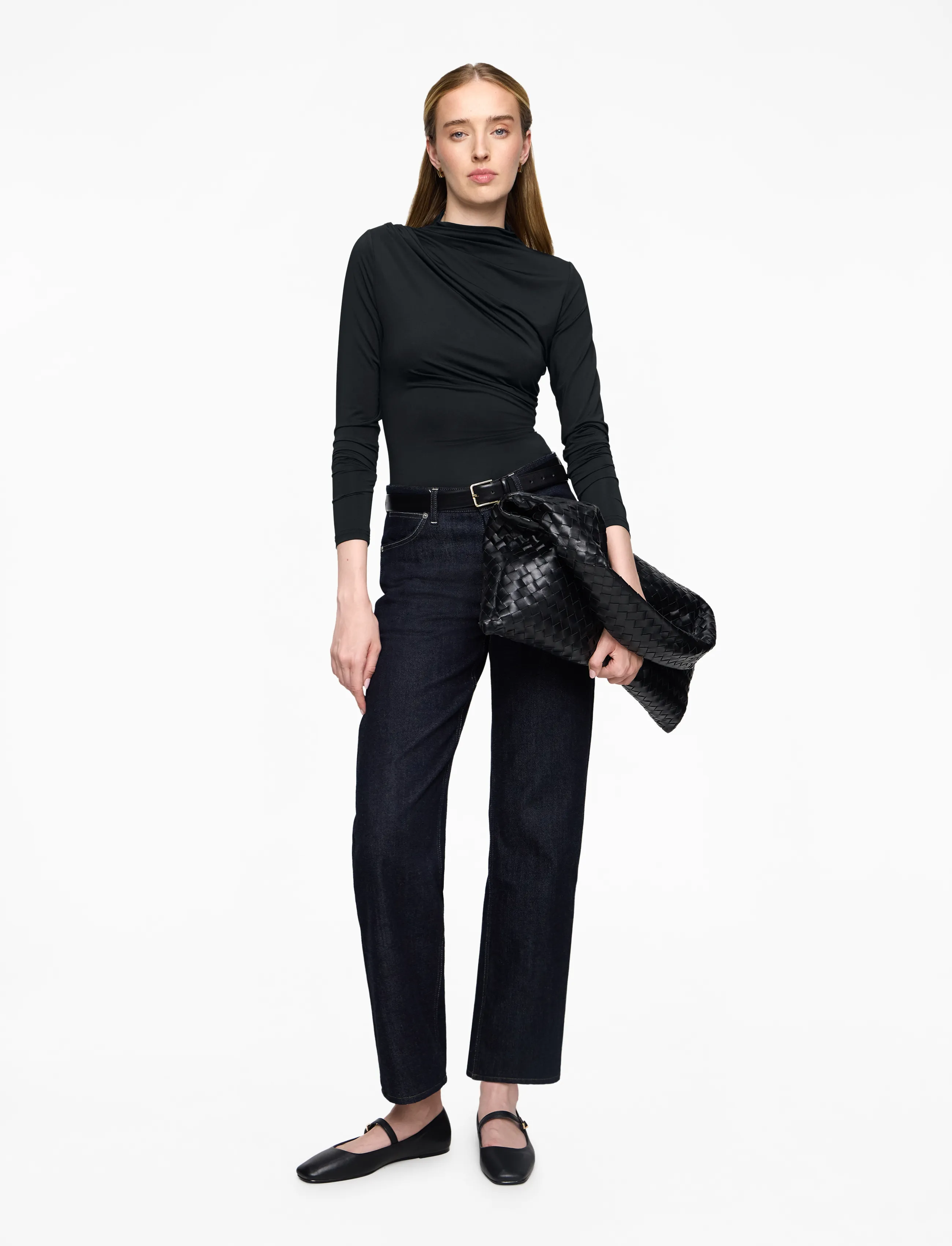 Rosemunde - RWBillie LS Turtle Neck T-shirt - pikkade varrukatega alussärgid - black - 2