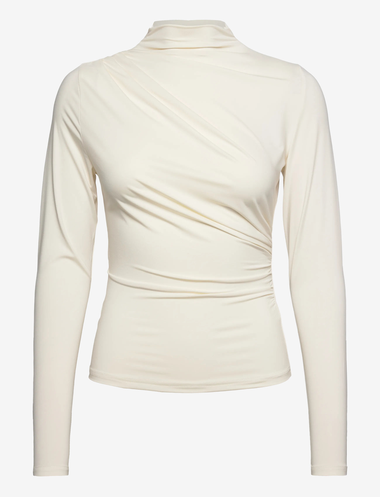 Rosemunde - RWBillie LS Turtle Neck T-shirt - långärmade toppar - ivory - 0