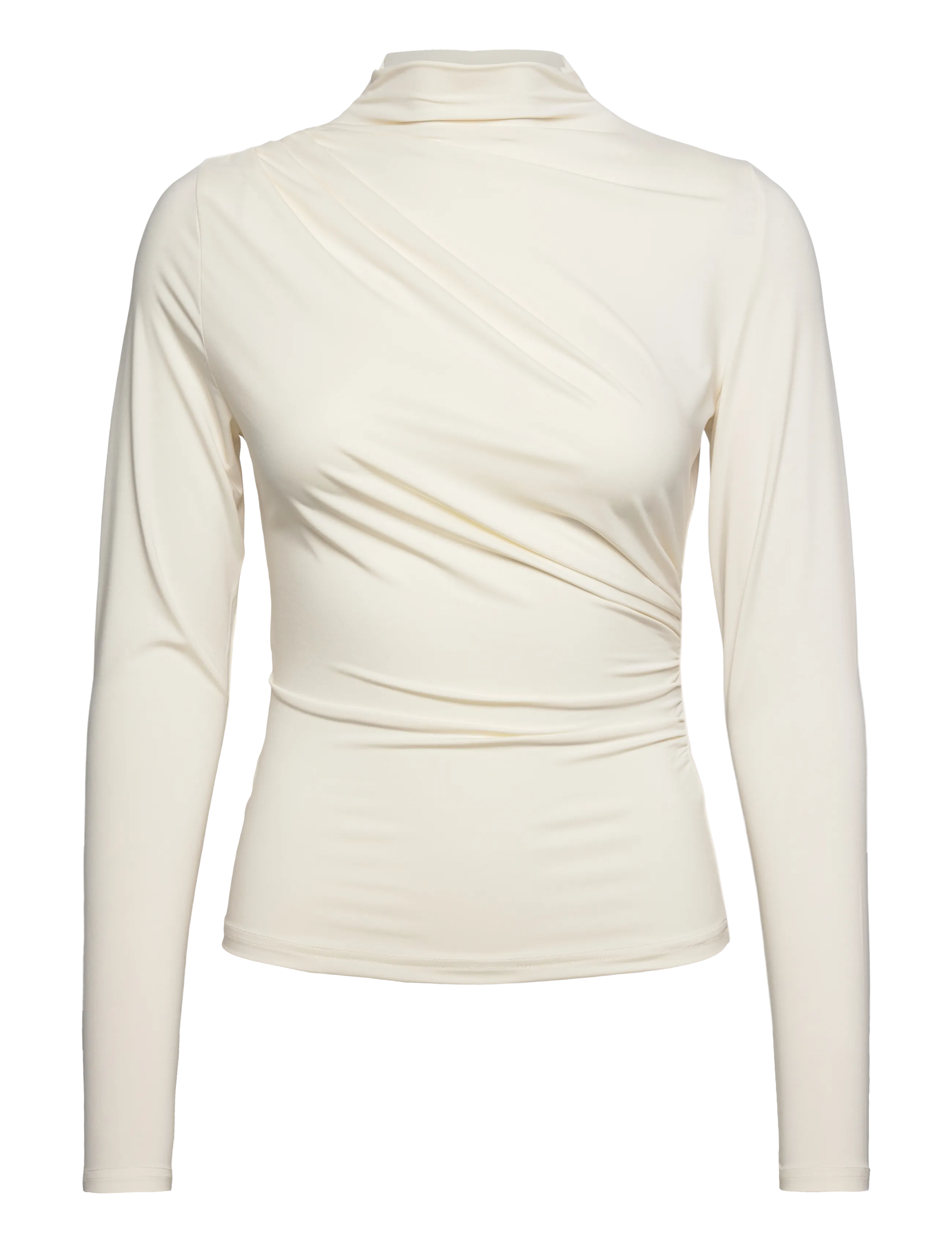 Rosemunde RWBillie LS Turtle Neck T-shirt - Langärmlige Tops - IVORY / cream