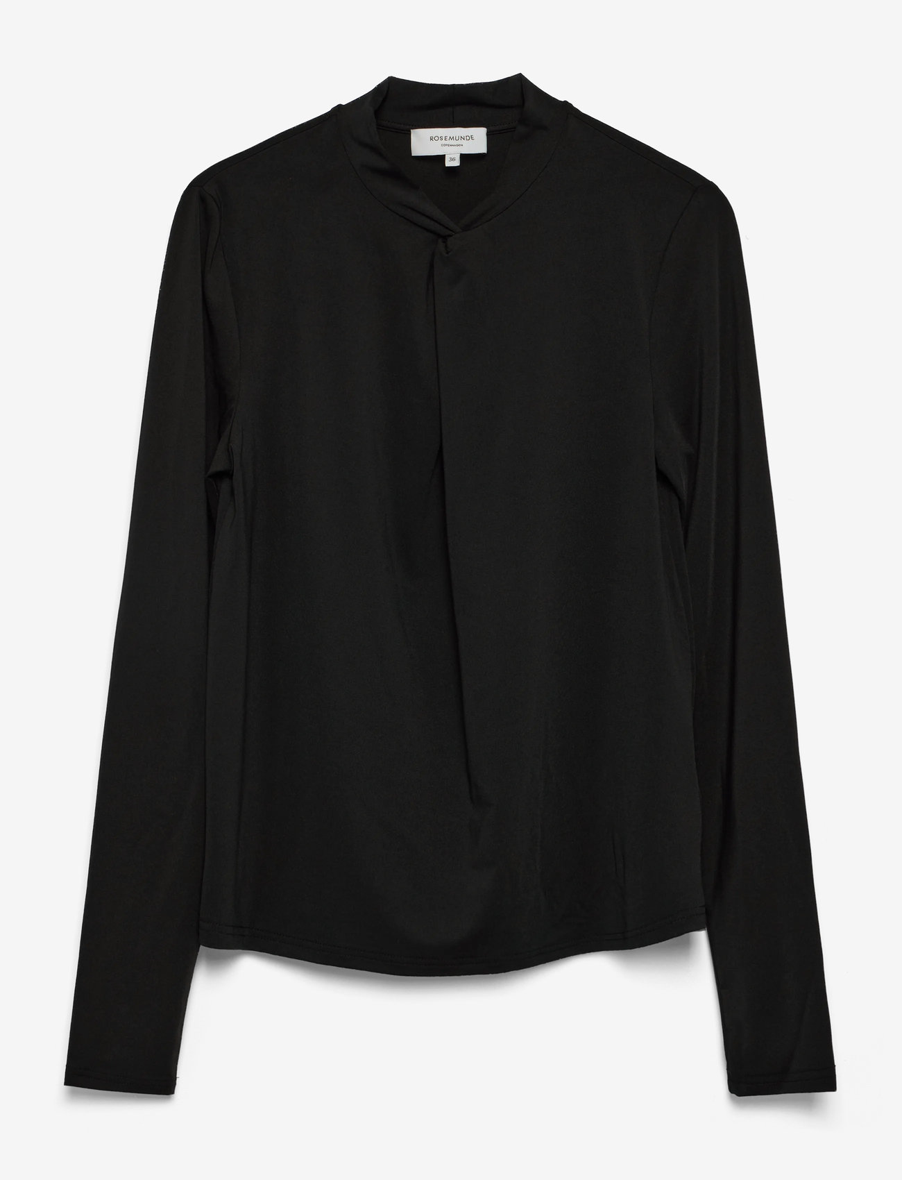 Rosemunde - RWBillie LS Regular T-shirt - long-sleeved tops - black - 1