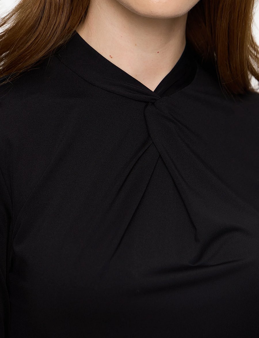 Rosemunde - RWBillie LS Regular T-shirt - langärmlige tops - black - 5