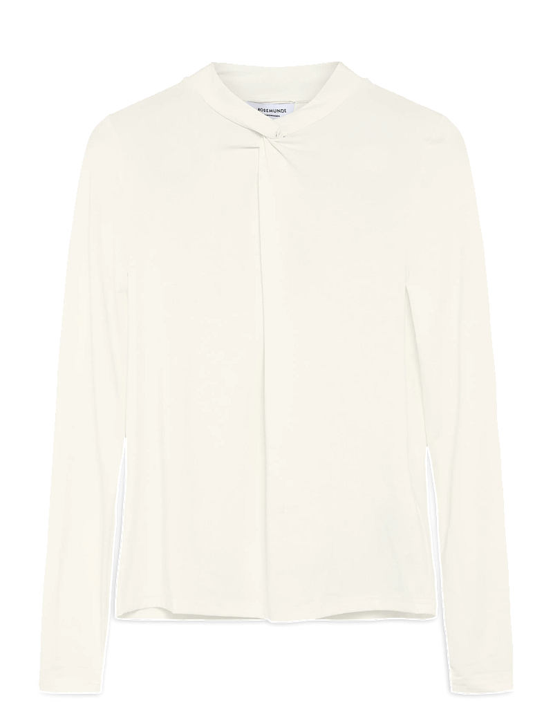 Rosemunde - RWBillie LS Regular T-shirt - långärmade toppar - ivory - 1