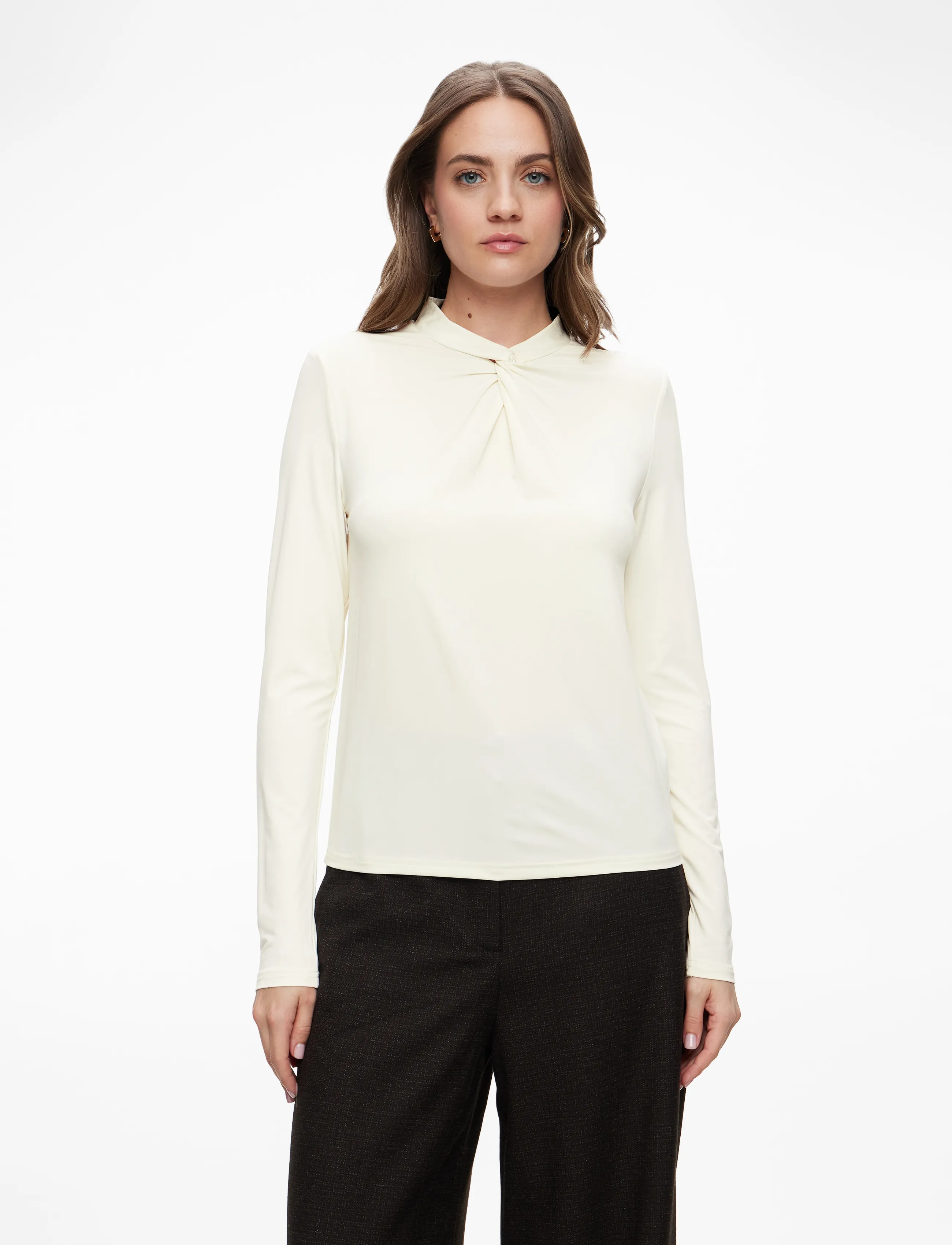 Rosemunde Rwbillie Ls Regular T-Shirt dam – bild 5