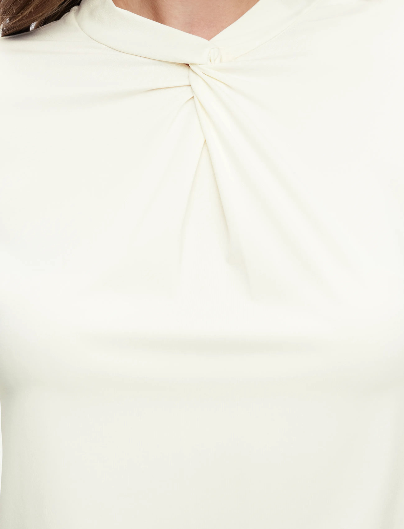 Rosemunde - RWBillie LS Regular T-shirt - långärmade toppar - ivory - 5