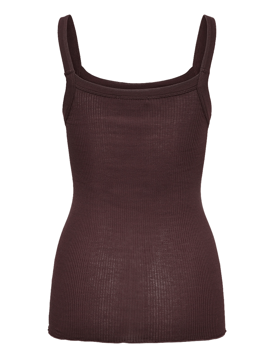 Rosemunde - RWBeatrice SL Strap Top - Ärmellose tops - fudge - 1